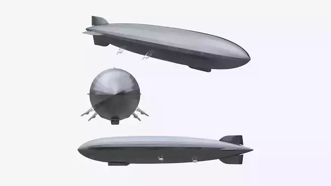 Airship Gindenburg 3D model