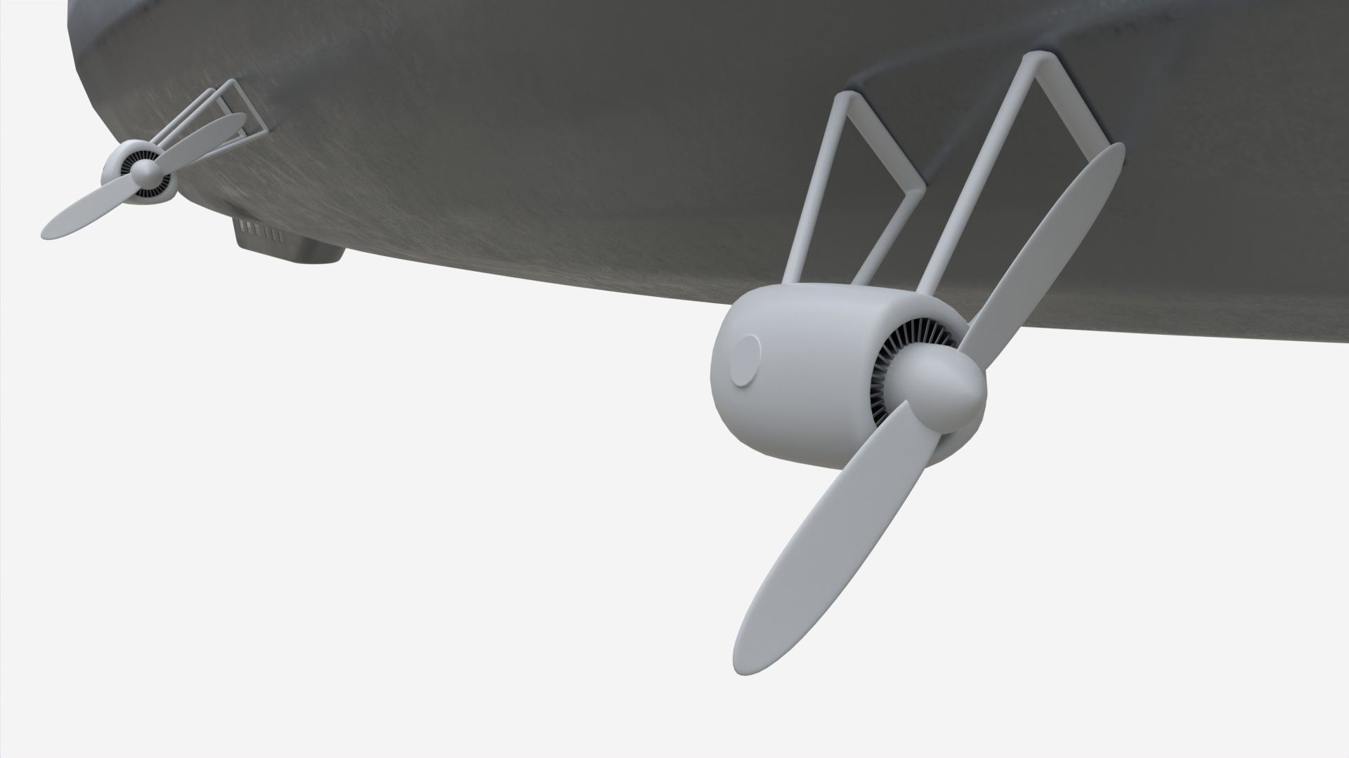 Airship Gindenburg 3D model_4