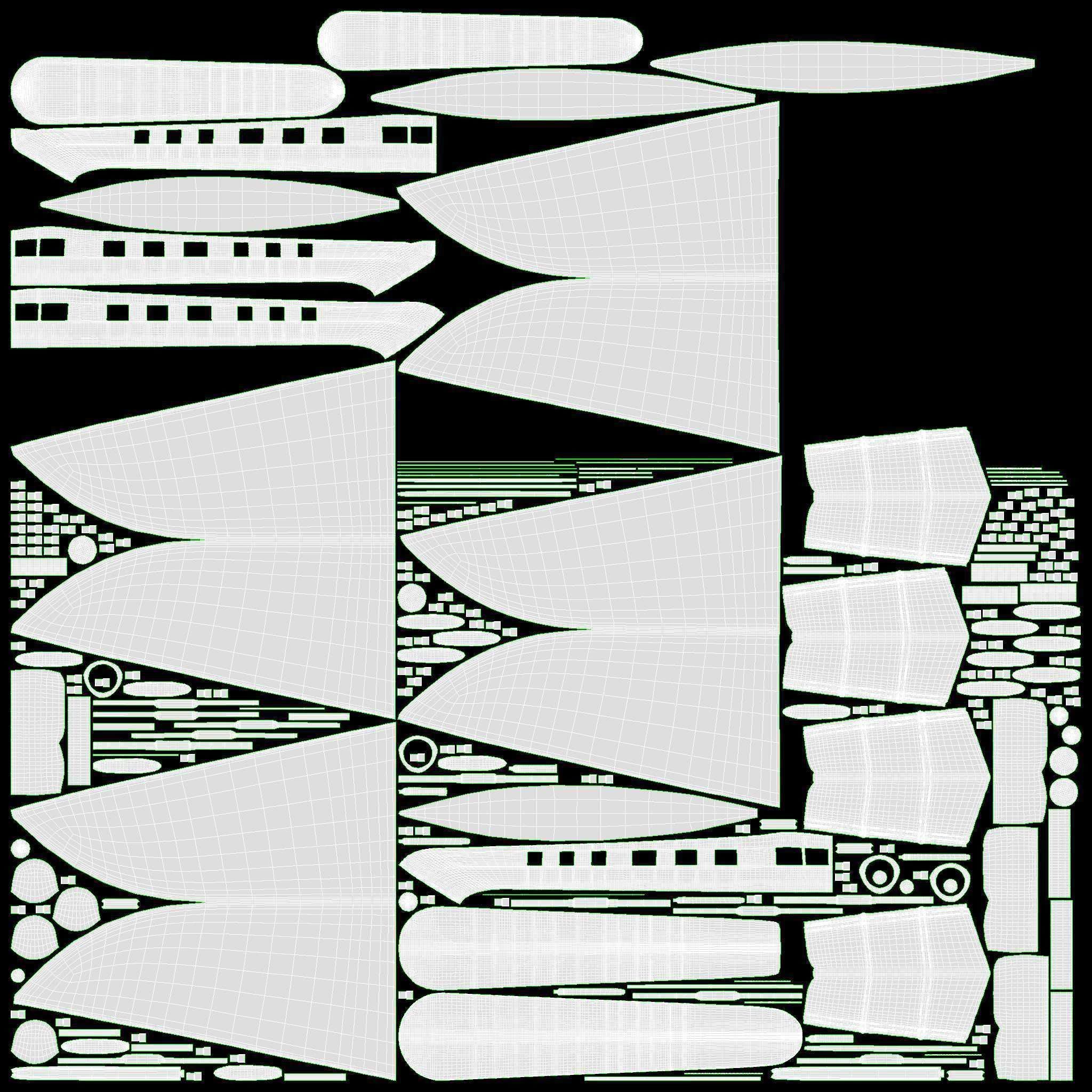 Airship Gindenburg 3D model_11