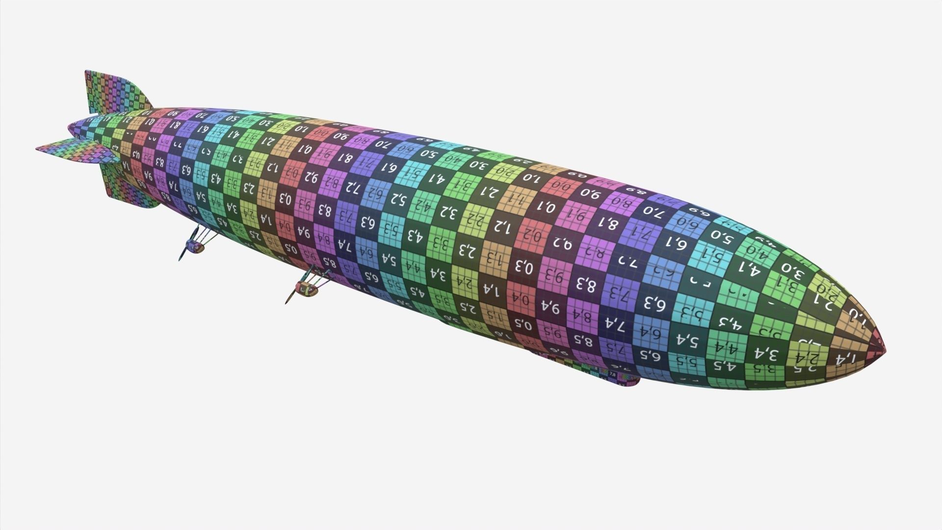 Airship Gindenburg 3D model_8