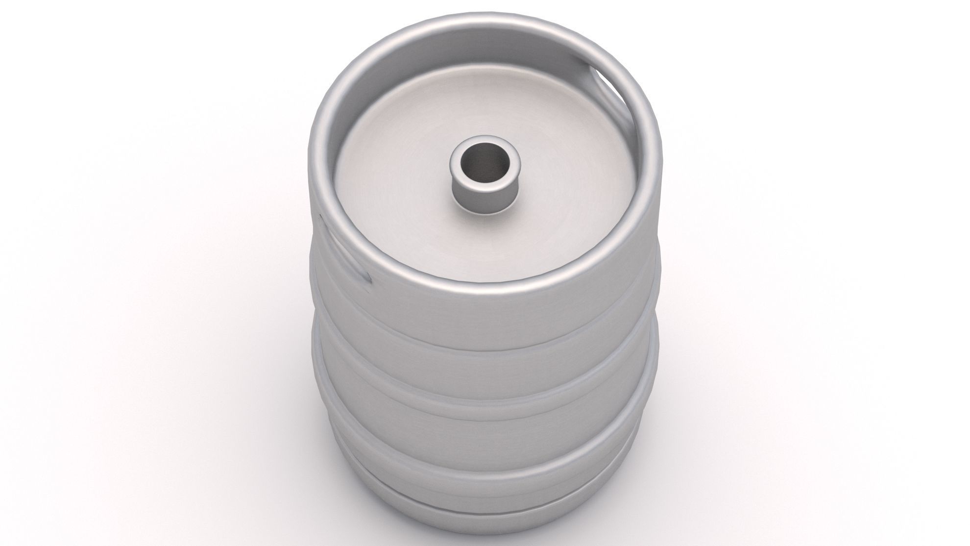 Beer Keg 3D model_3
