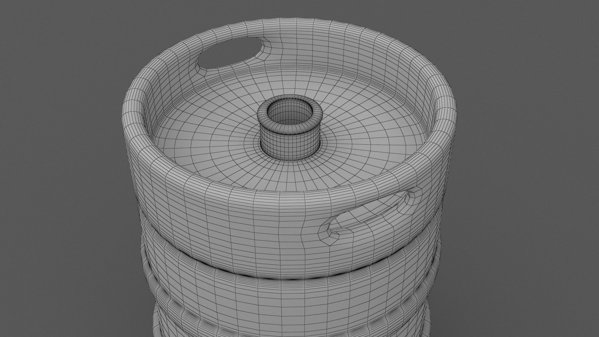 Beer Keg 3D model_7