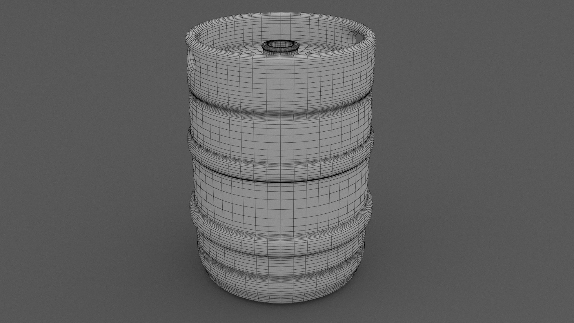 Beer Keg 3D model_6