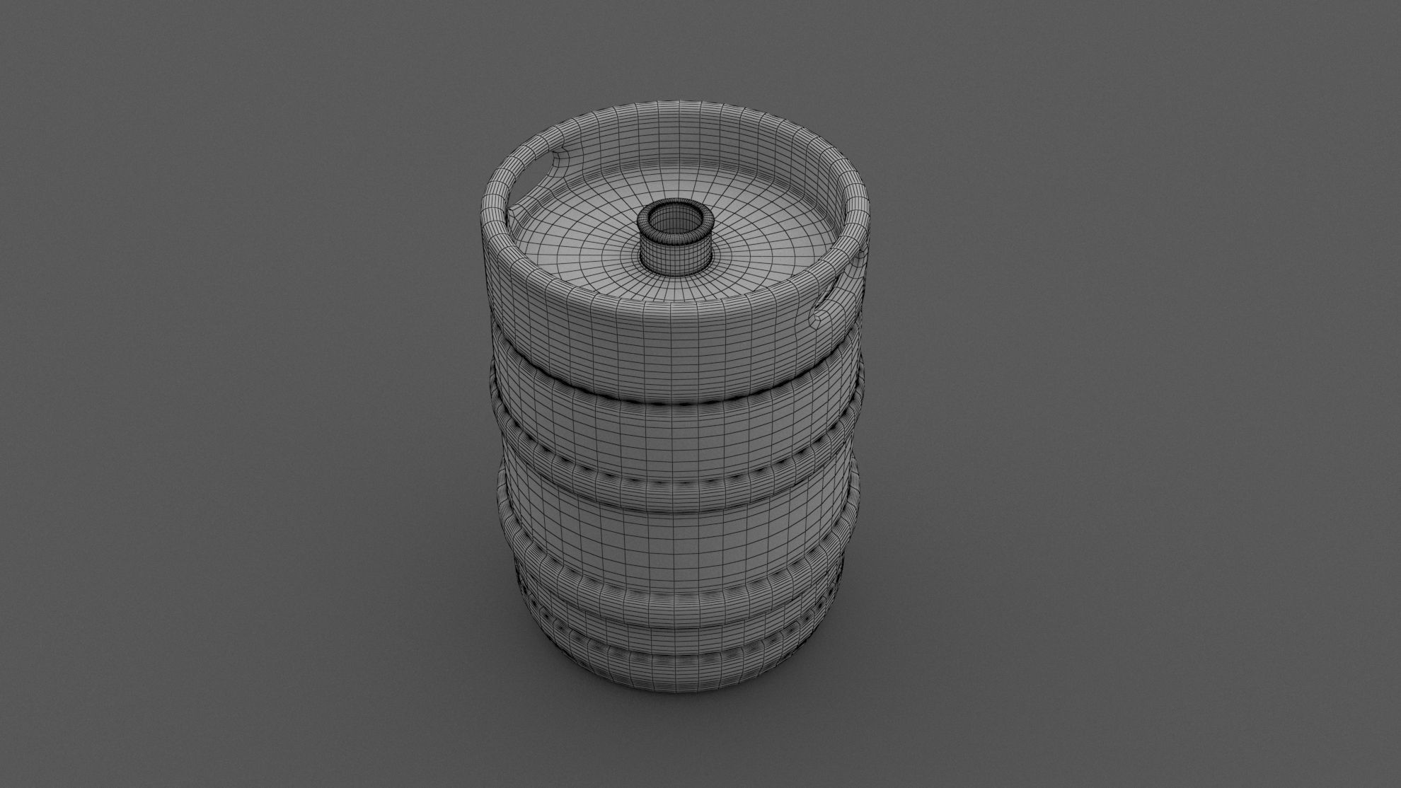 Beer Keg 3D model_8