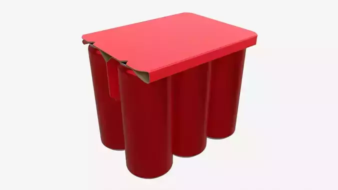 Cardboard Beverage 6-cans Holder