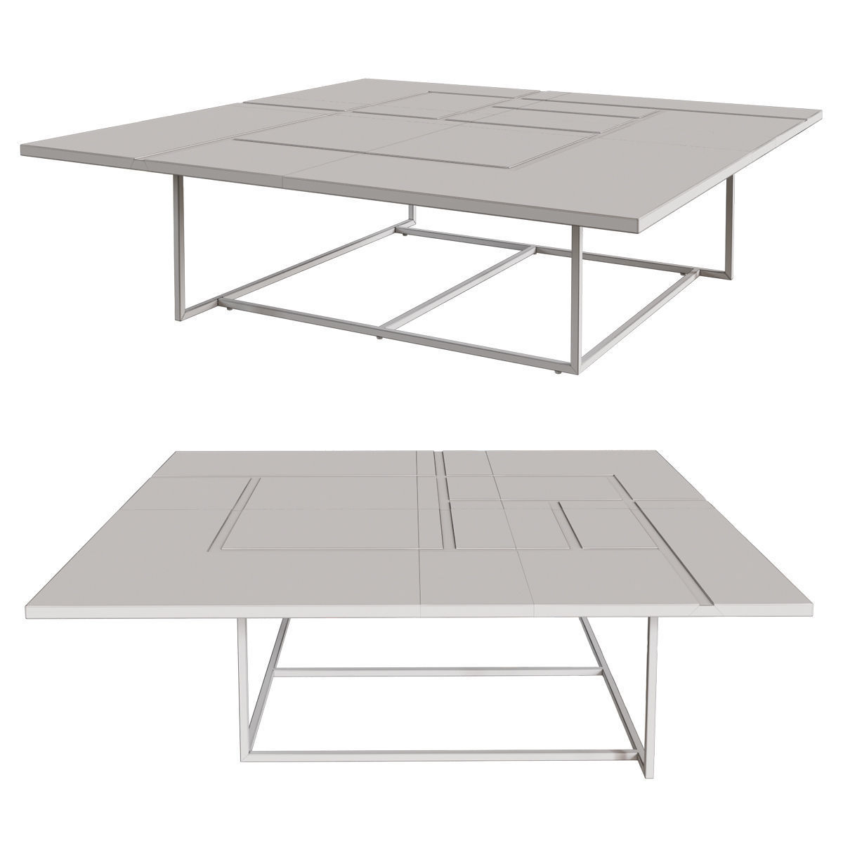 Roche Bobois LONG BEACH COCKTAIL TABLE 3D model_3