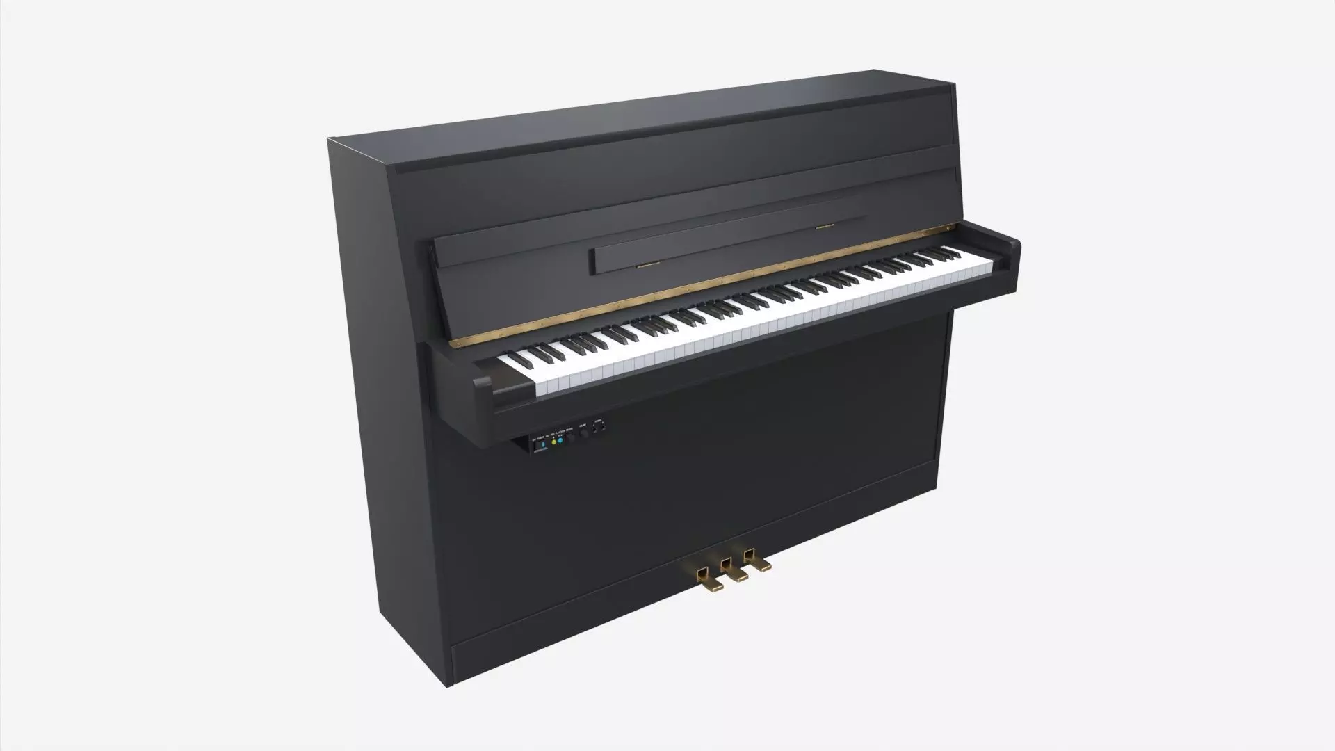 Digital piano musical instruments 06 3D model_0