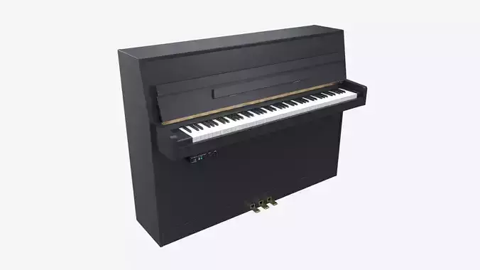 Digital piano musical instruments 06 3D model