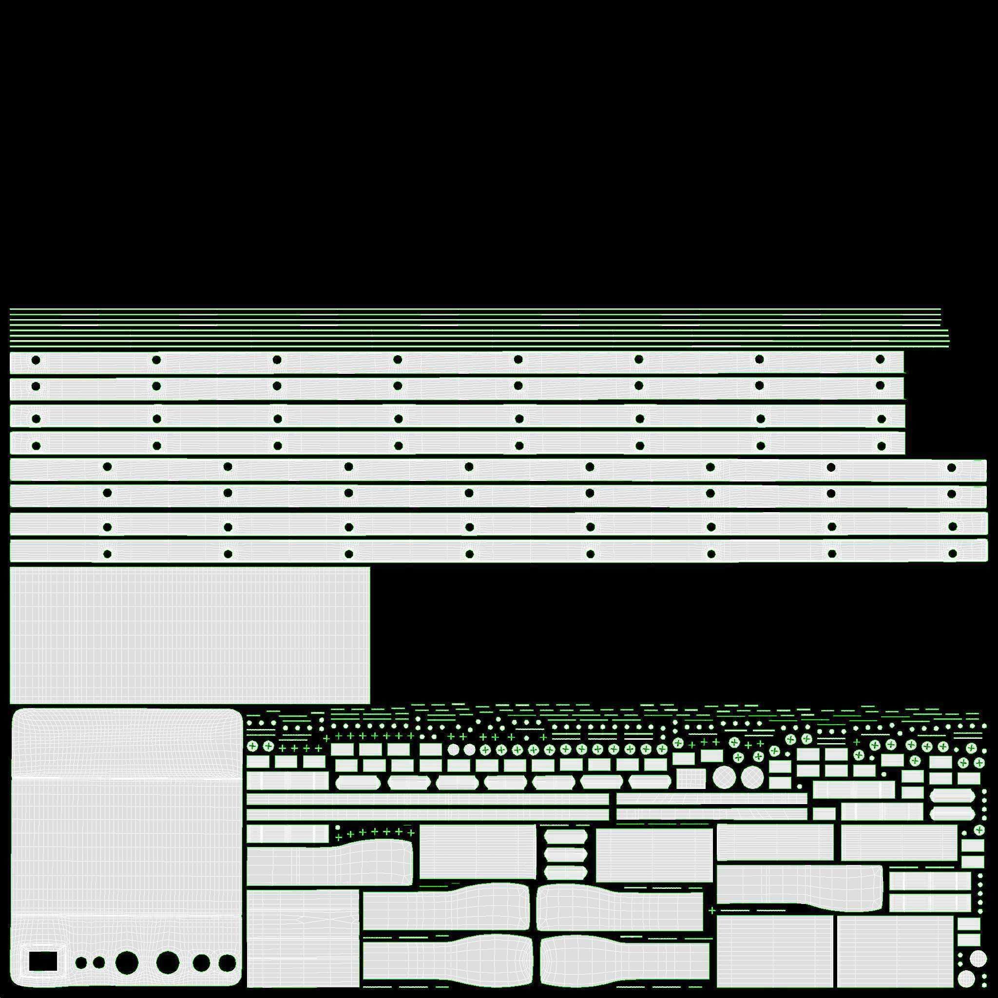 Digital piano musical instruments 06 3D model_8