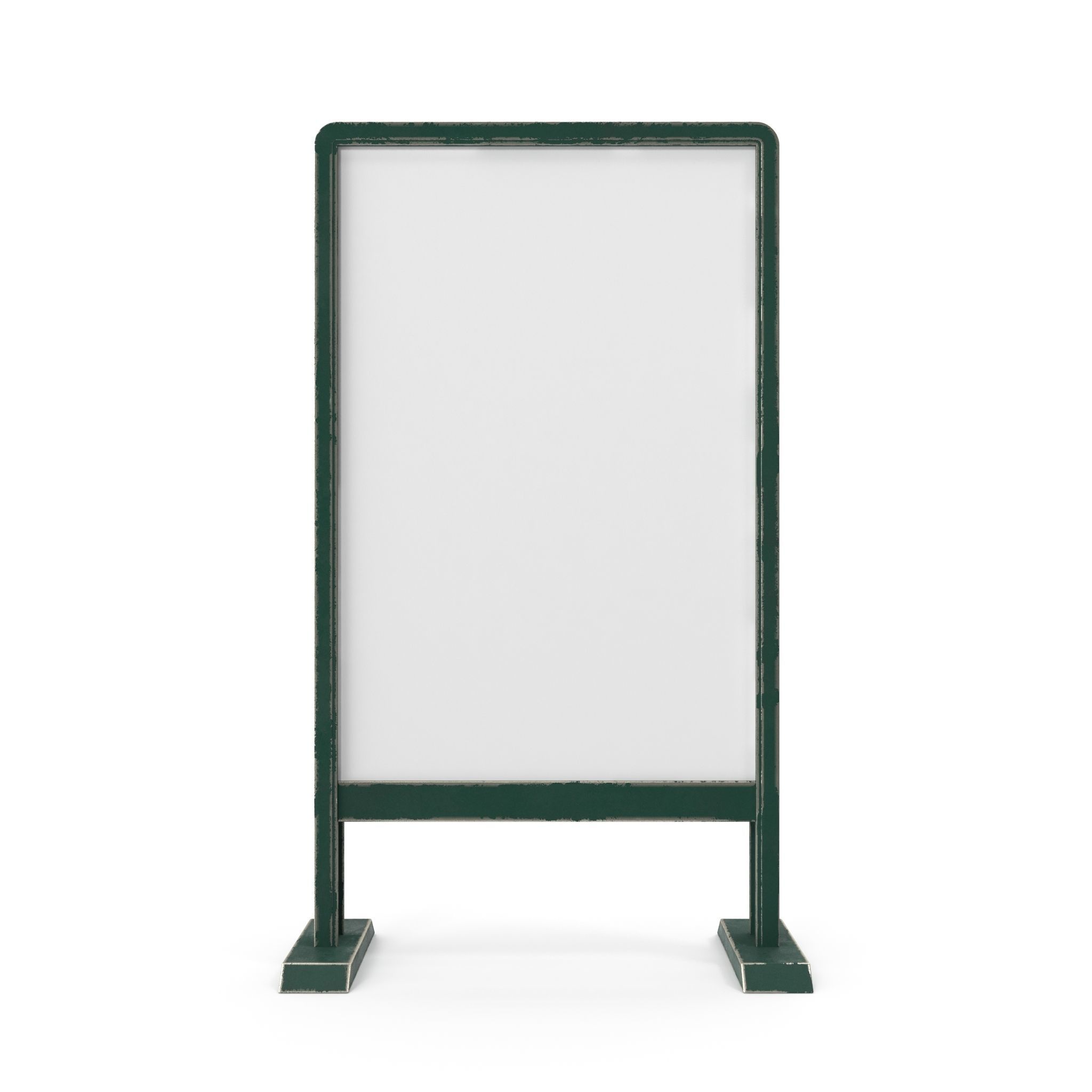 Street Advertising Billboard 03 Low-poly 3D model_5