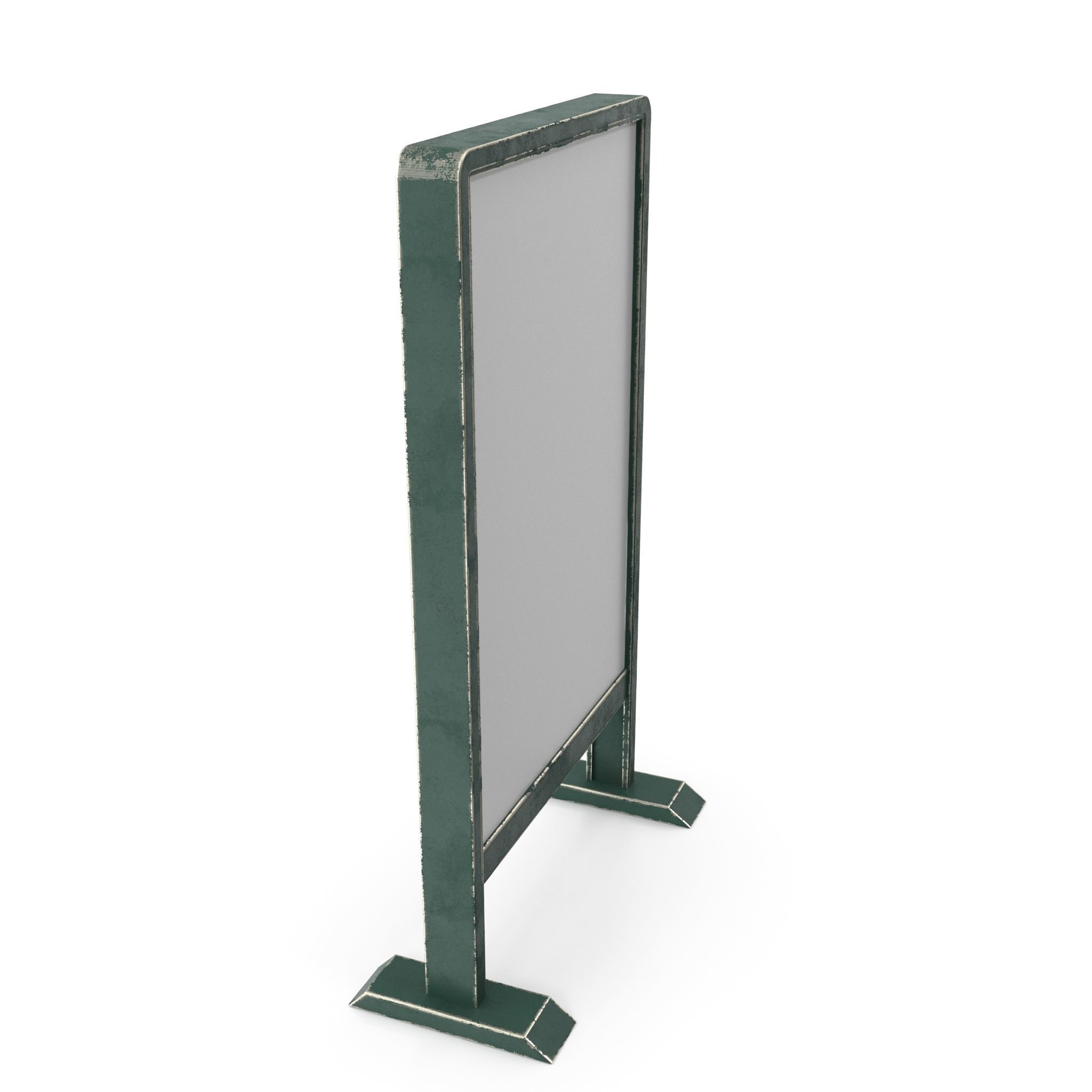 Street Advertising Billboard 03 Low-poly 3D model_3