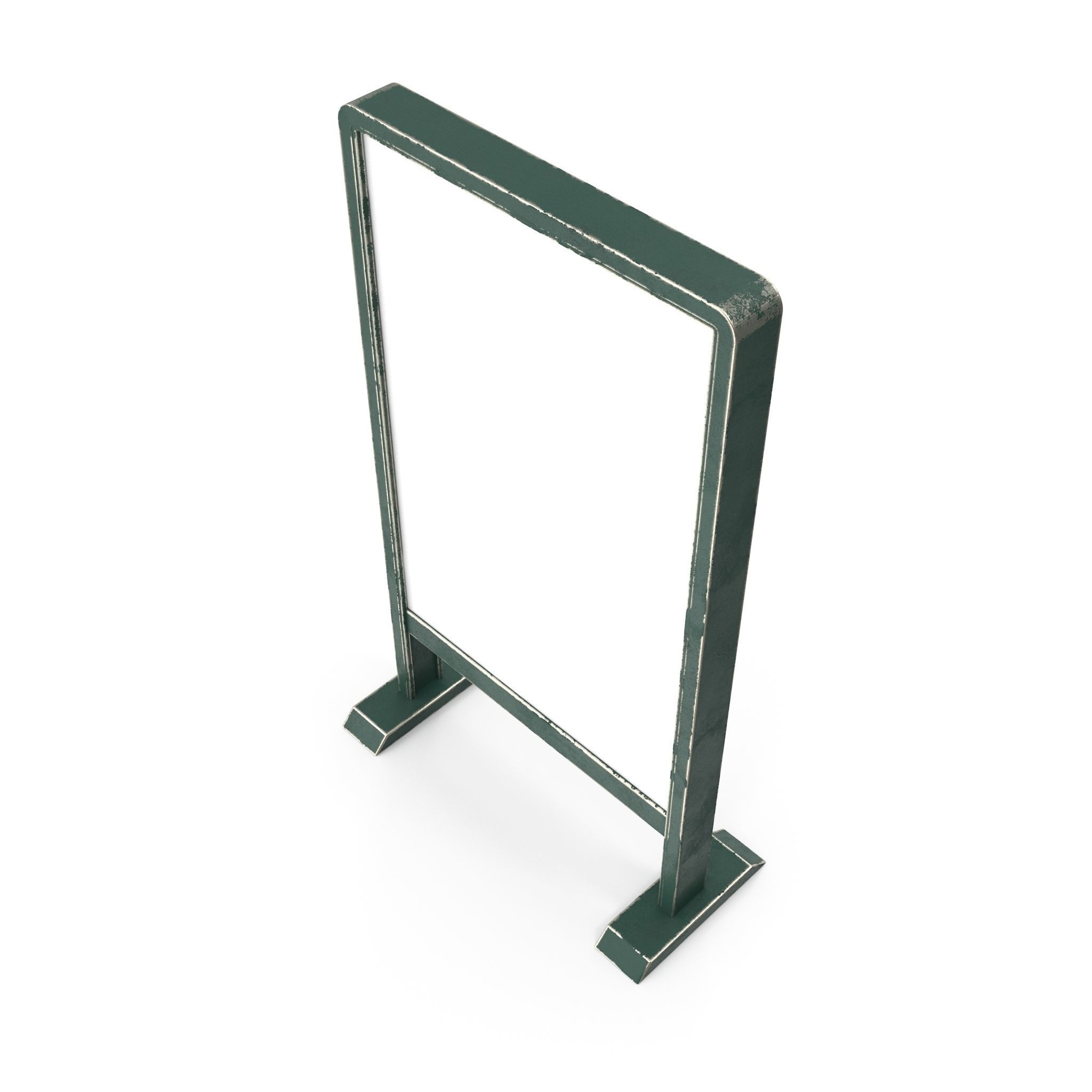 Street Advertising Billboard 03 Low-poly 3D model_8