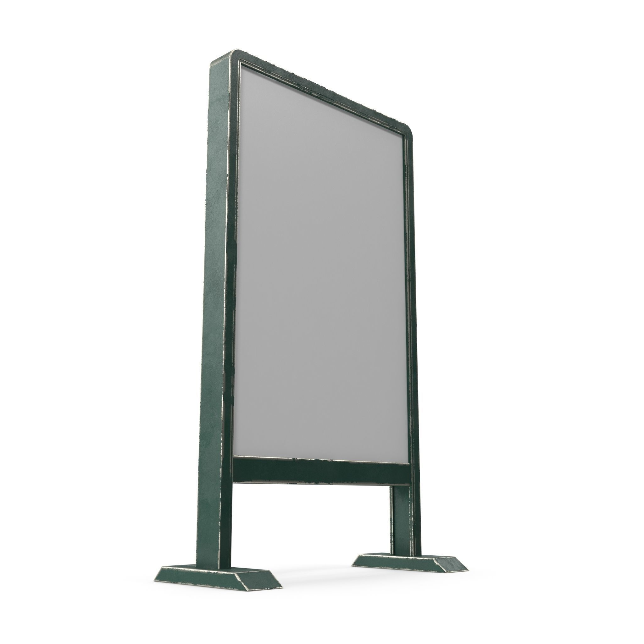 Street Advertising Billboard 03 Low-poly 3D model_7