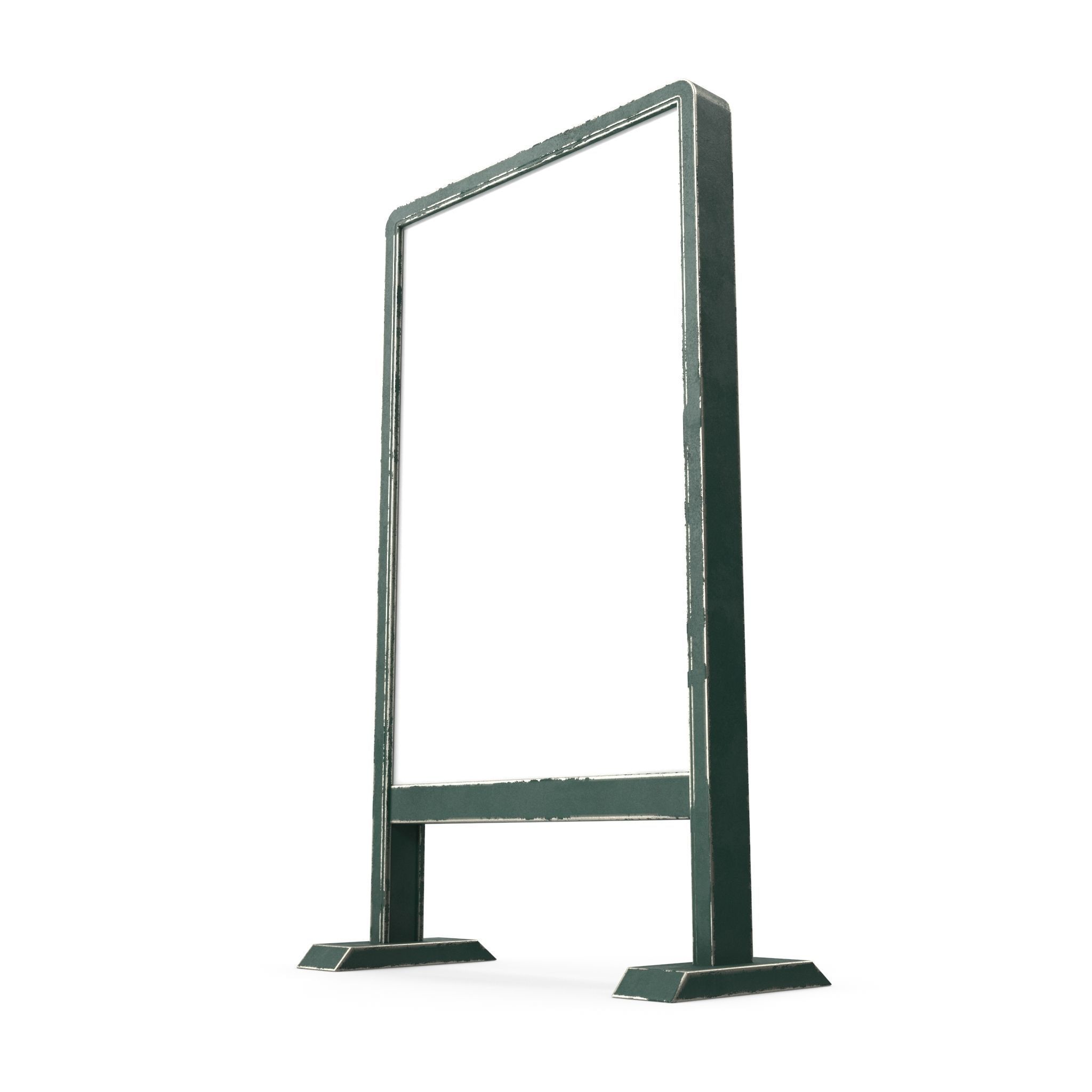 Street Advertising Billboard 03 Low-poly 3D model_6