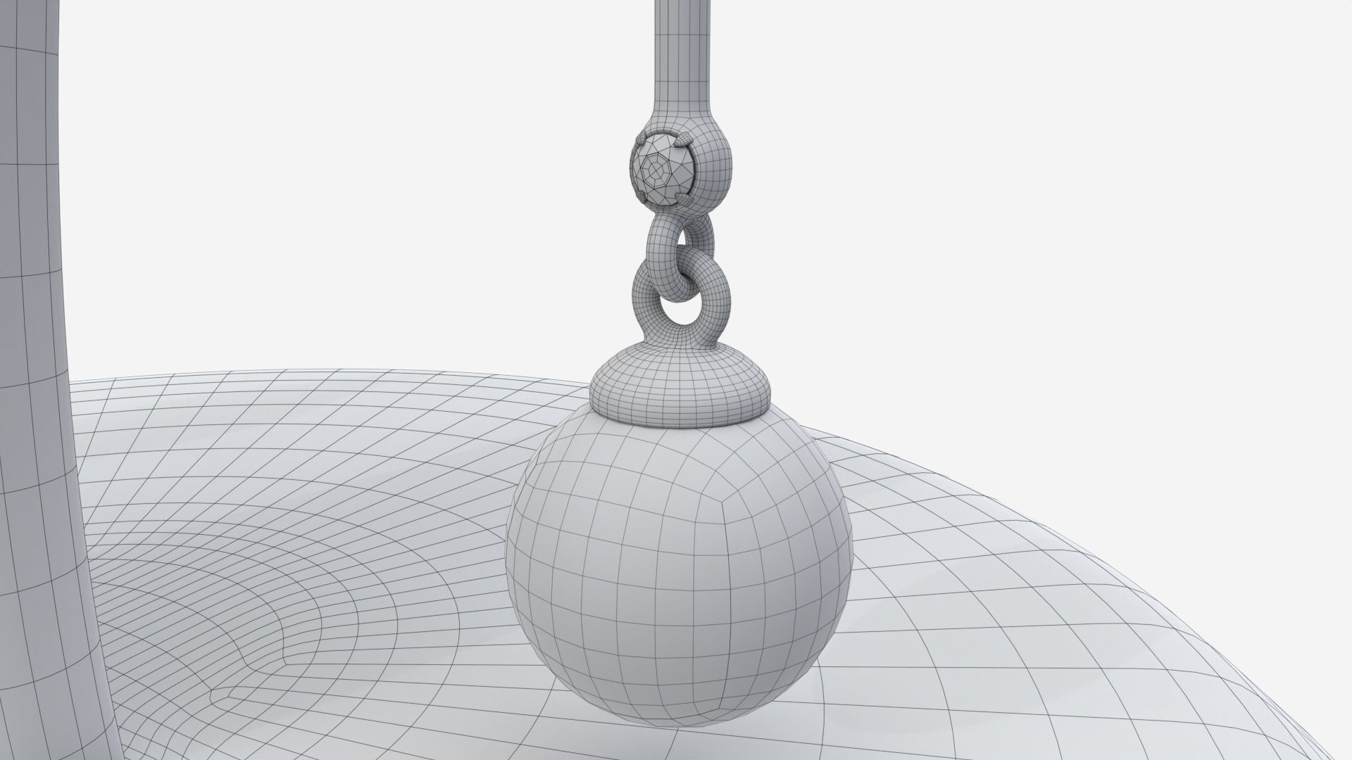 Earrings Leather Display Holder Stand 01 3D model_11