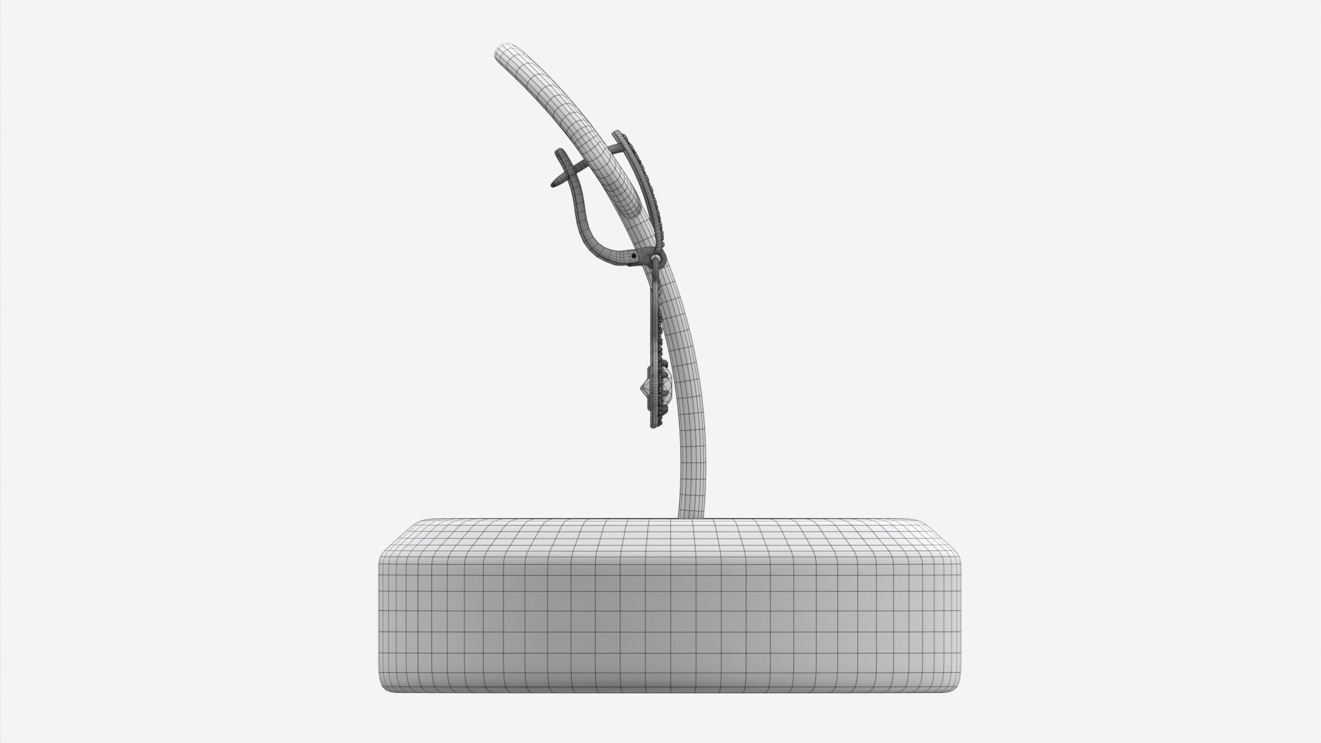 Earrings Leather Display Holder Stand 02 3D model_13