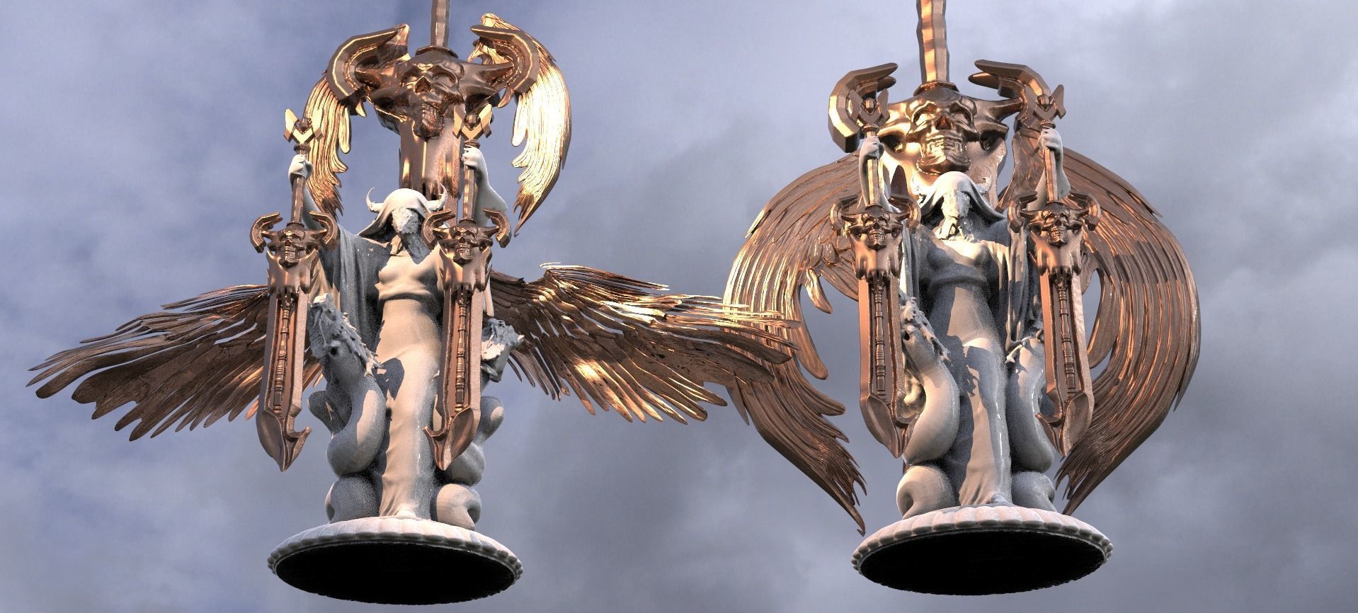 Dark Archon Angel 2 designs  3D model_2