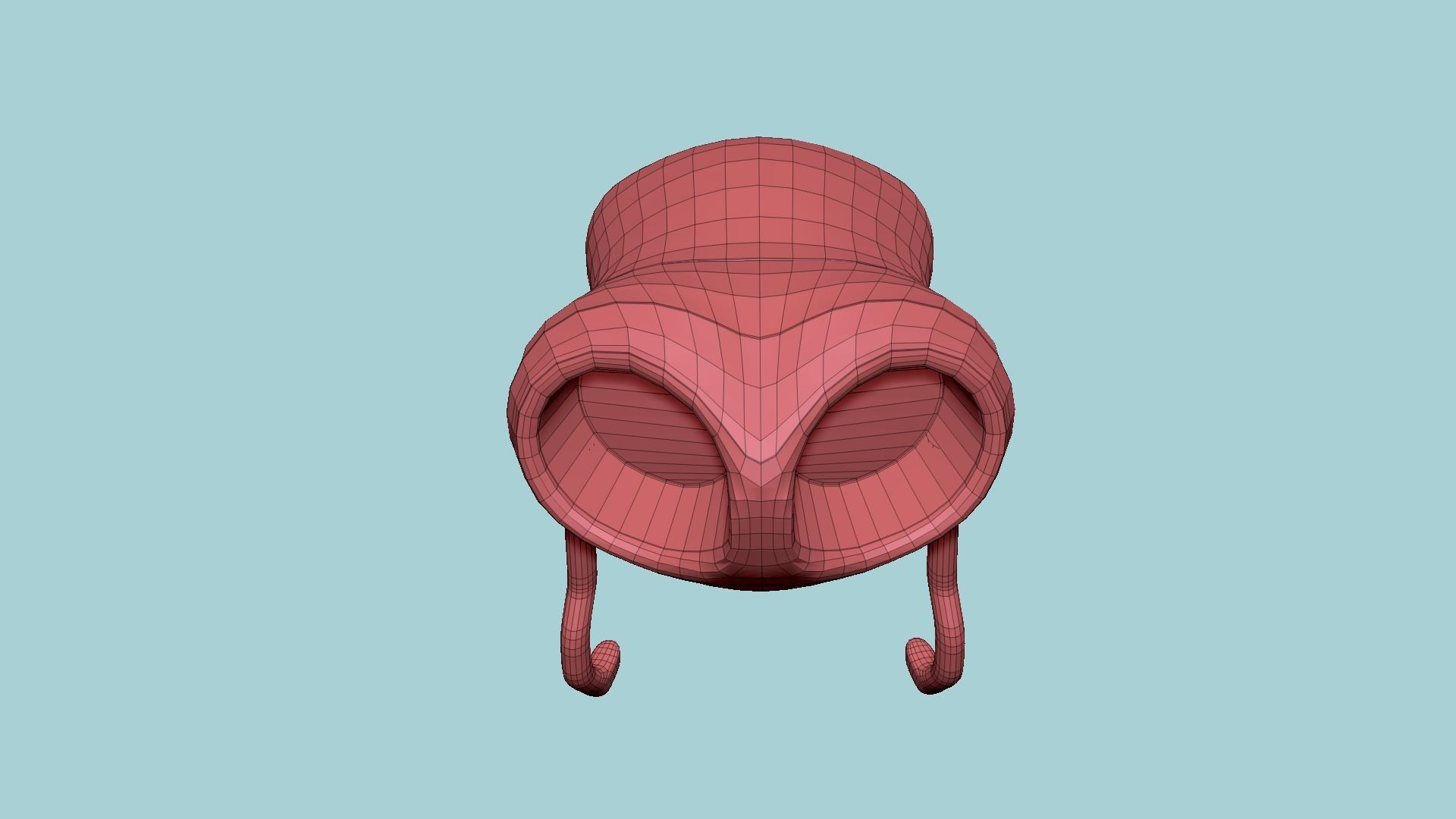 Jetpack J03 Black White - SciFi Character Design Low-poly 3D model_21