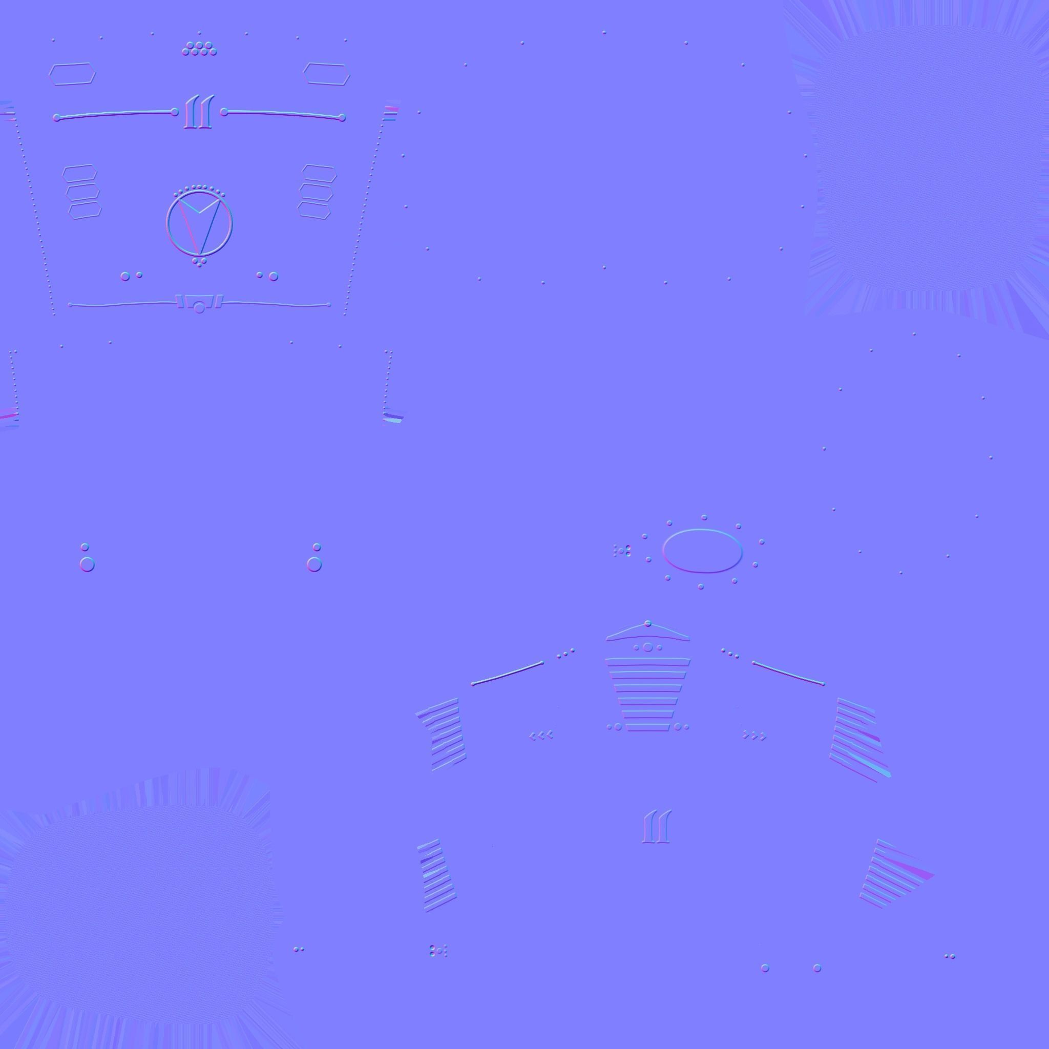 Jetpack J03 Black White - SciFi Character Design Low-poly 3D model_27