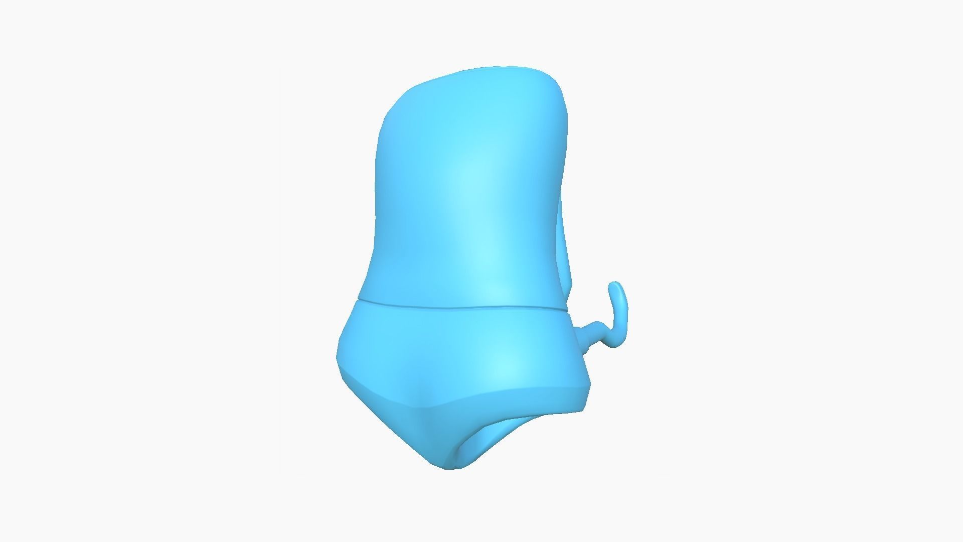 Jetpack J05 Yellow Black - SciFi Character Design Low-poly 3D model_10