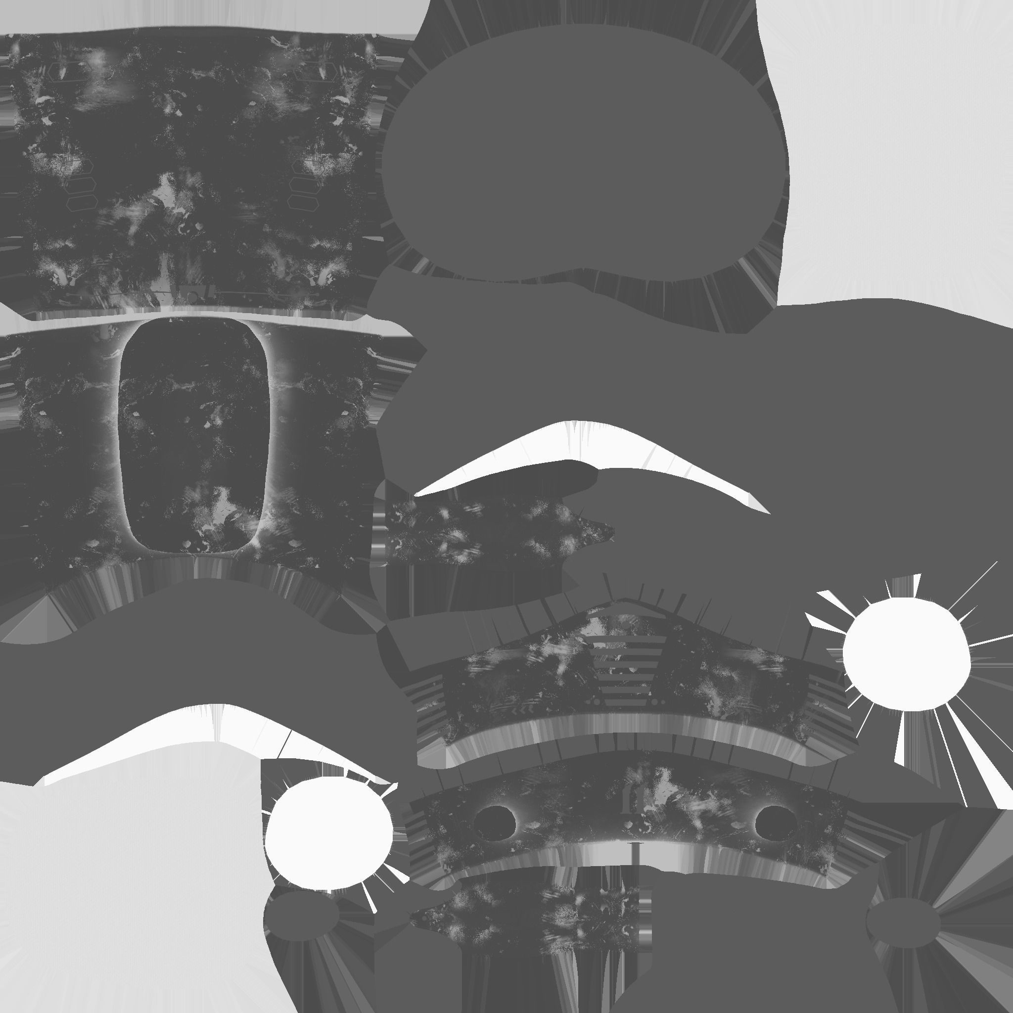 Jetpack J05 Yellow Black - SciFi Character Design Low-poly 3D model_28