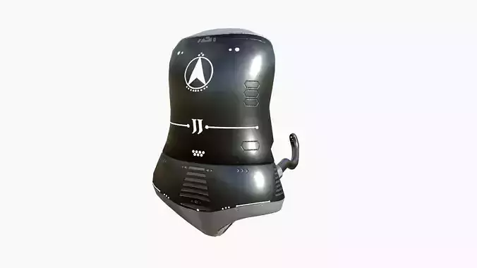 Jetpack J06 Dark Steel - SciFi Character Design Low-poly 3D model