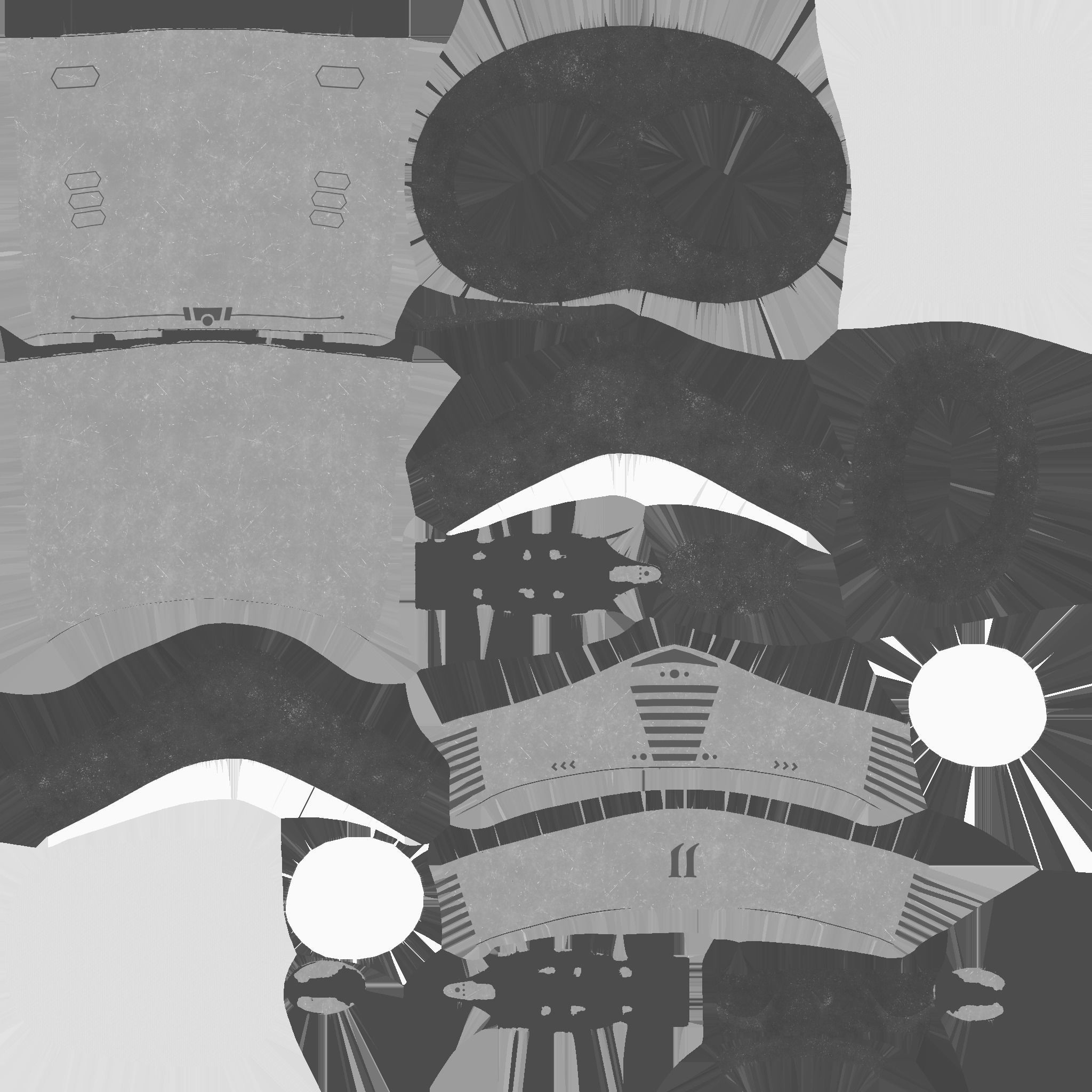 Jetpack J07 Light Steel - SciFi Character Design Low-poly 3D model_28