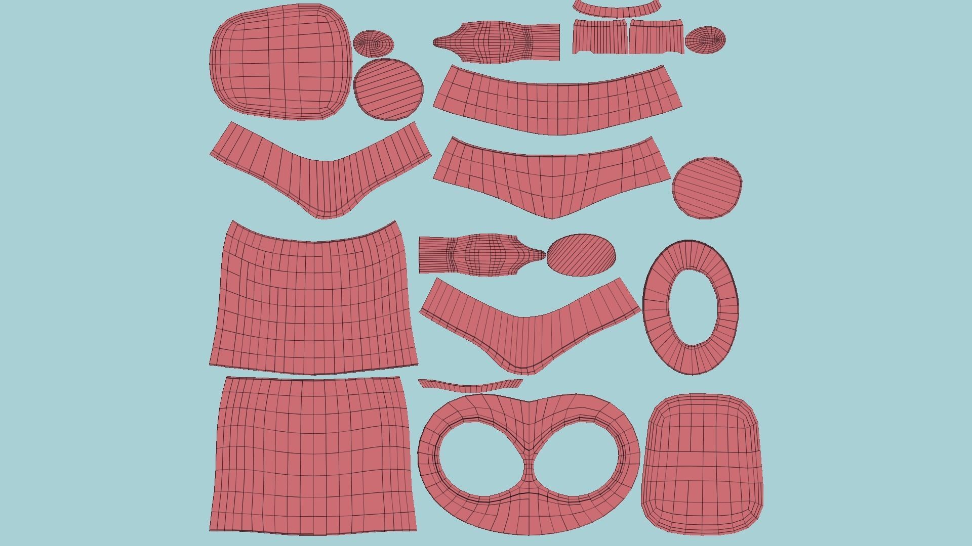 Jetpack J07 Light Steel - SciFi Character Design Low-poly 3D model_14