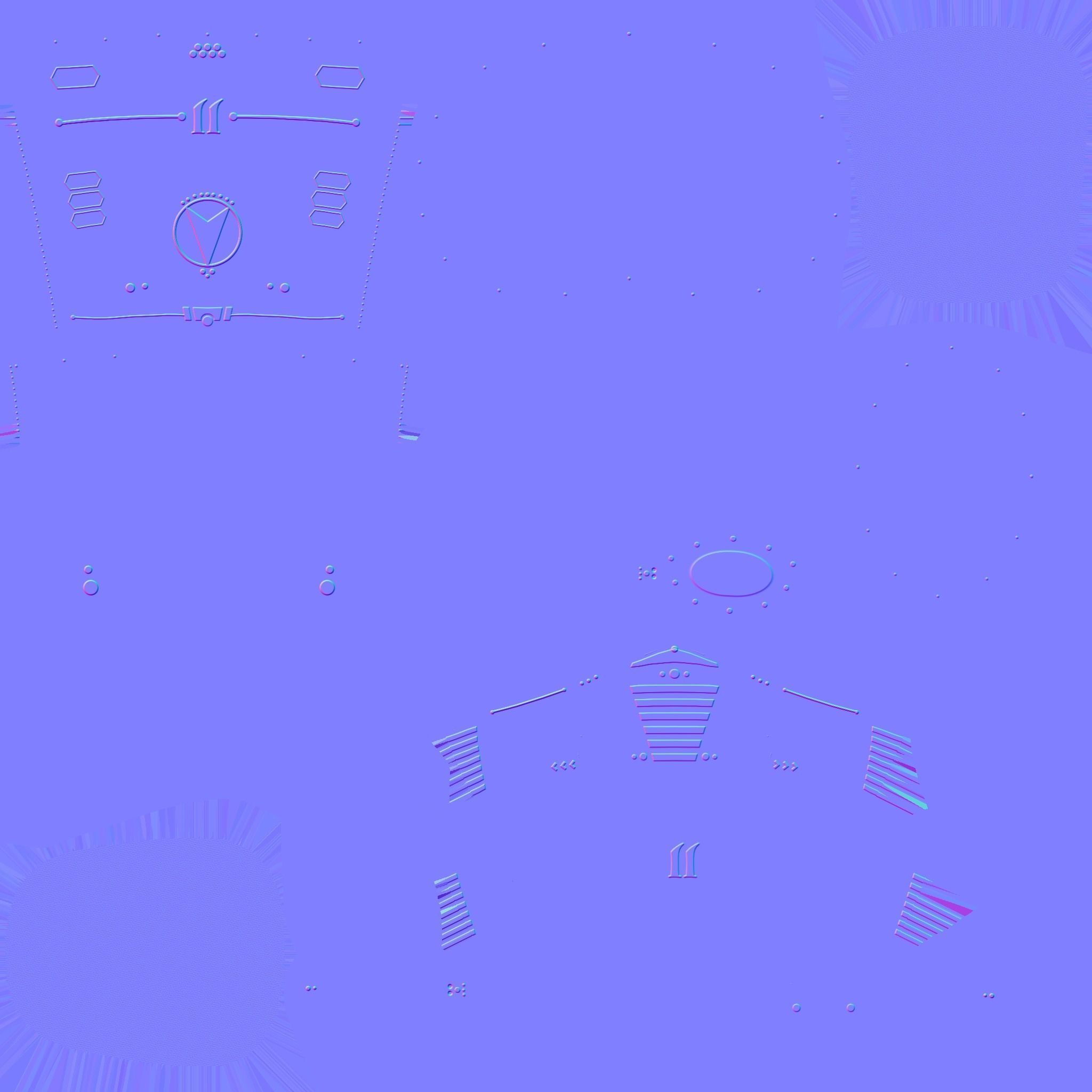 Jetpack J09 Black Camouflage - SciFi Character Design Low-poly 3D model_27