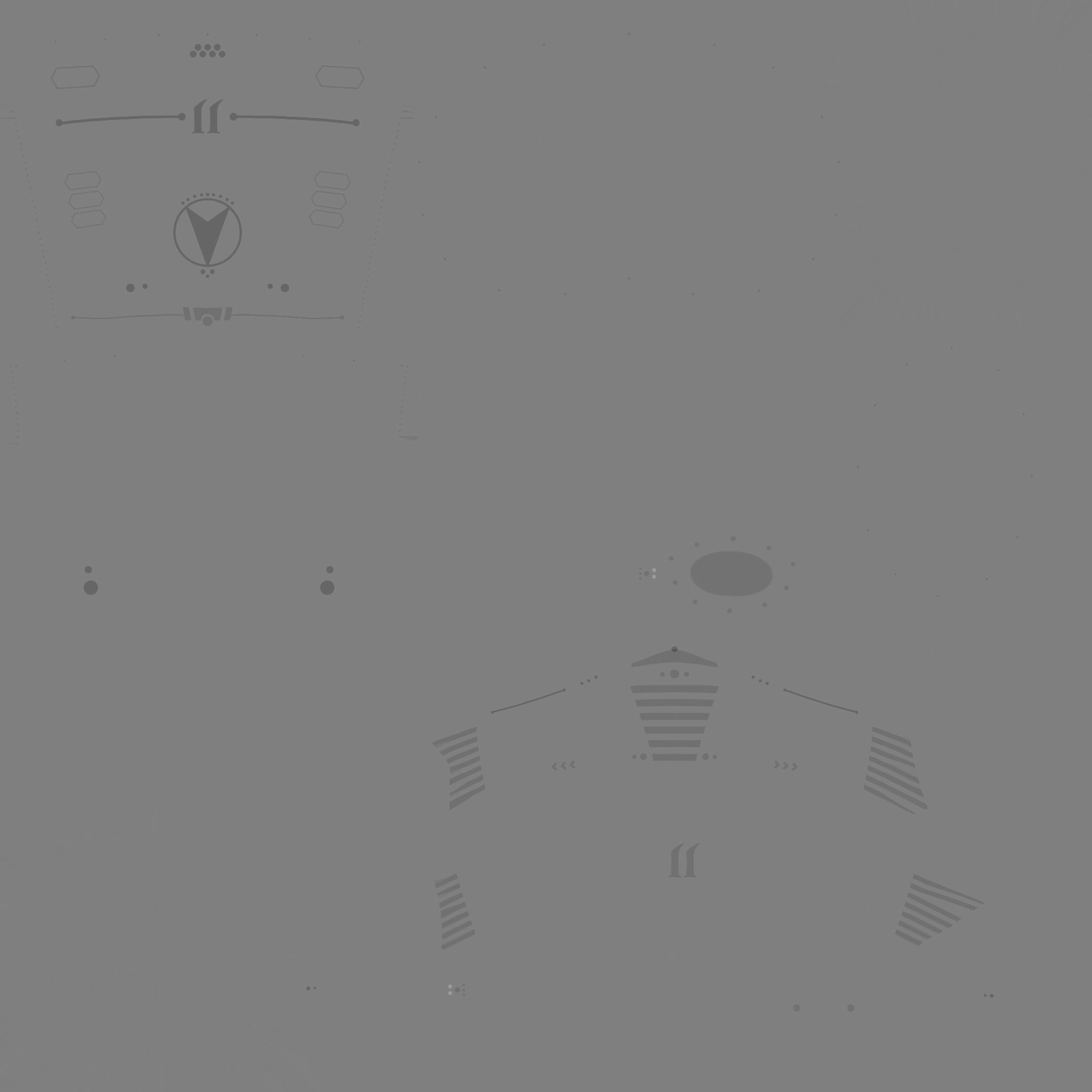 Jetpack J09 Black Camouflage - SciFi Character Design Low-poly 3D model_25