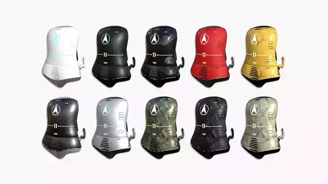 10 Jetpacks J Collection - SciFi Character Design 