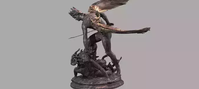Perseus Statue Action 2 3D model