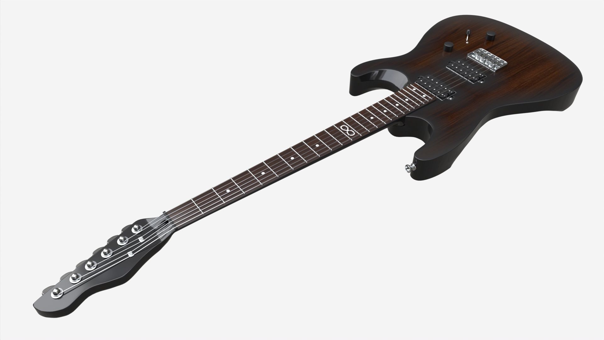 Electric guitar 01 3D model_1