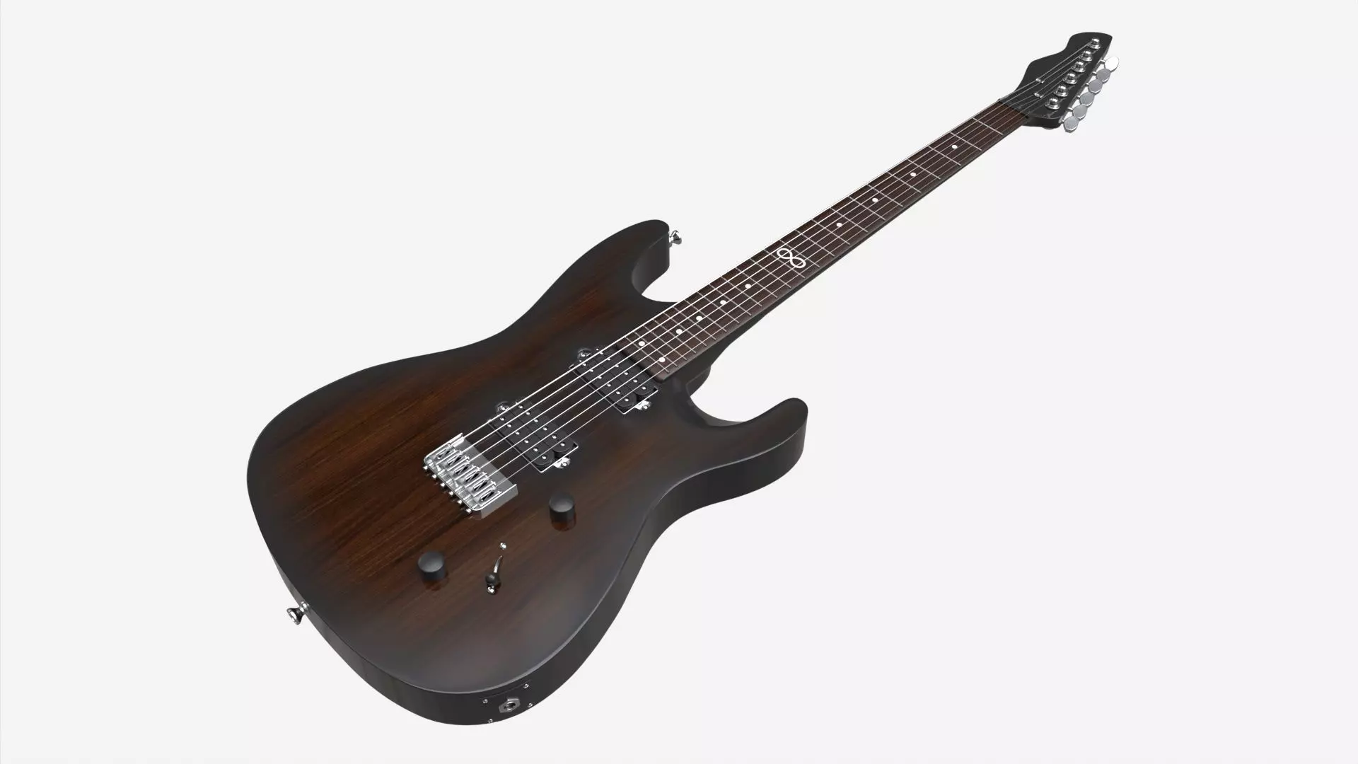 Electric guitar 01 3D model_0