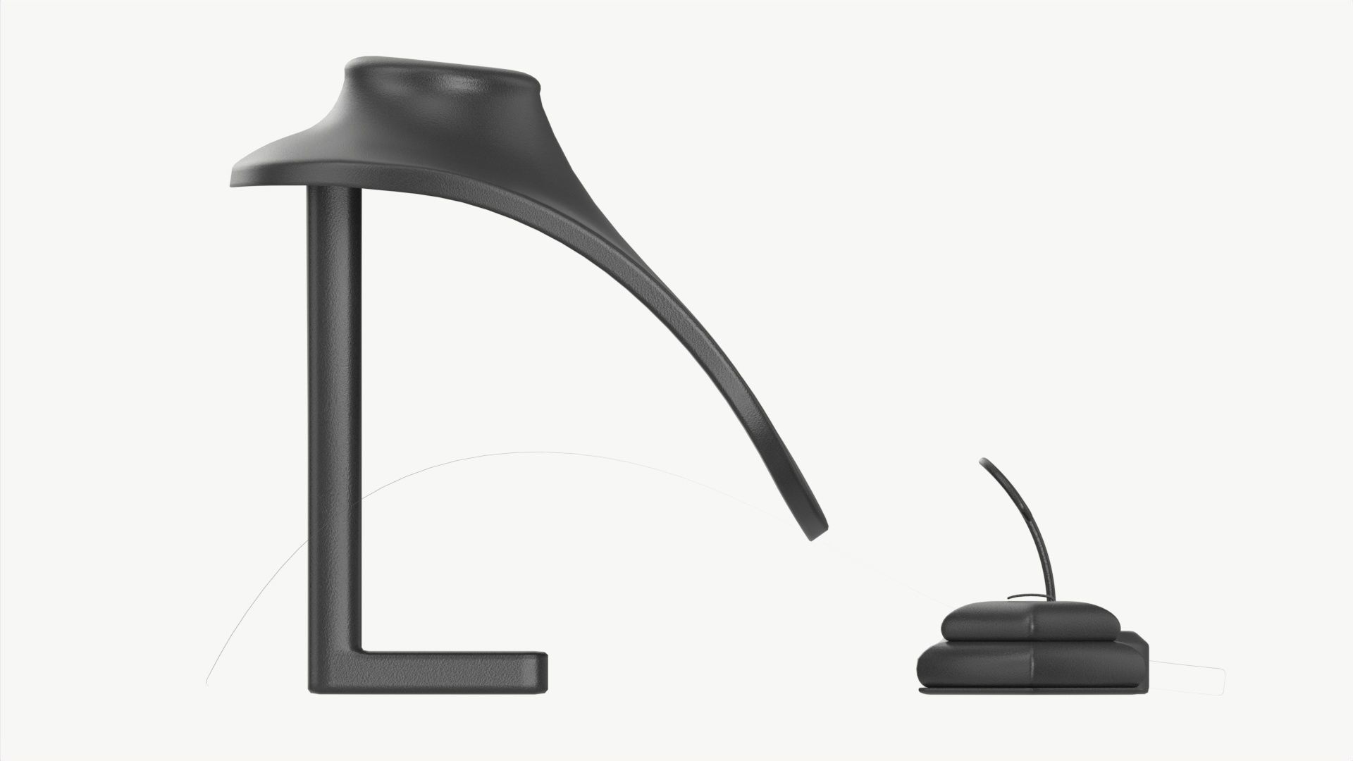 Leather Jewelry Display Stands 3D model_5