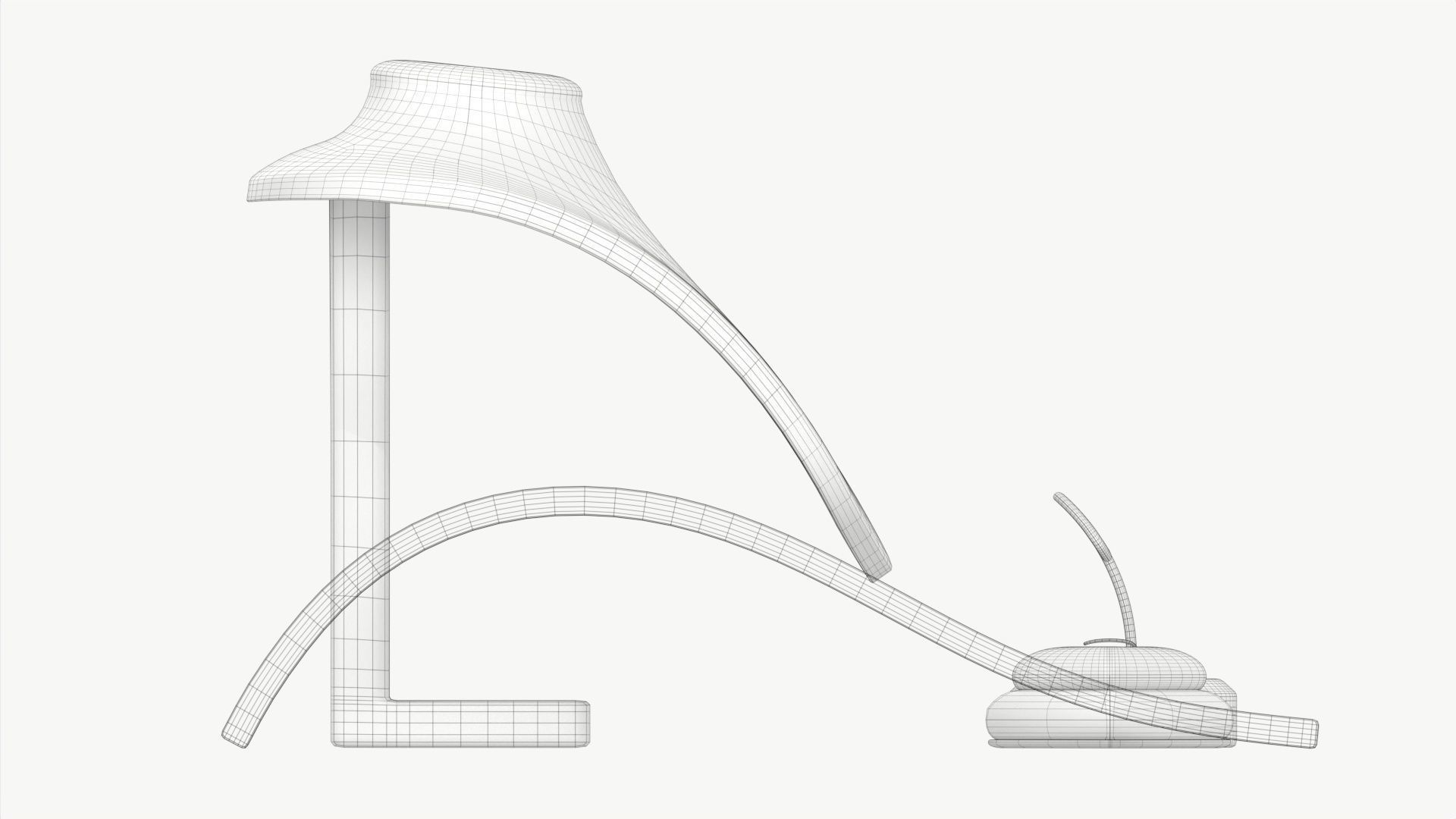 Leather Jewelry Display Stands 3D model_12