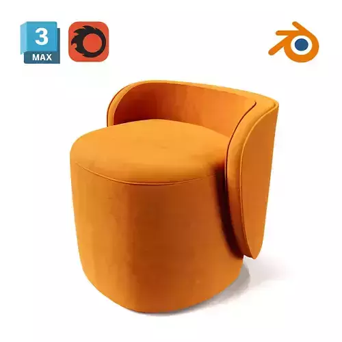 Liu Jo - Guest Stool 3D model
