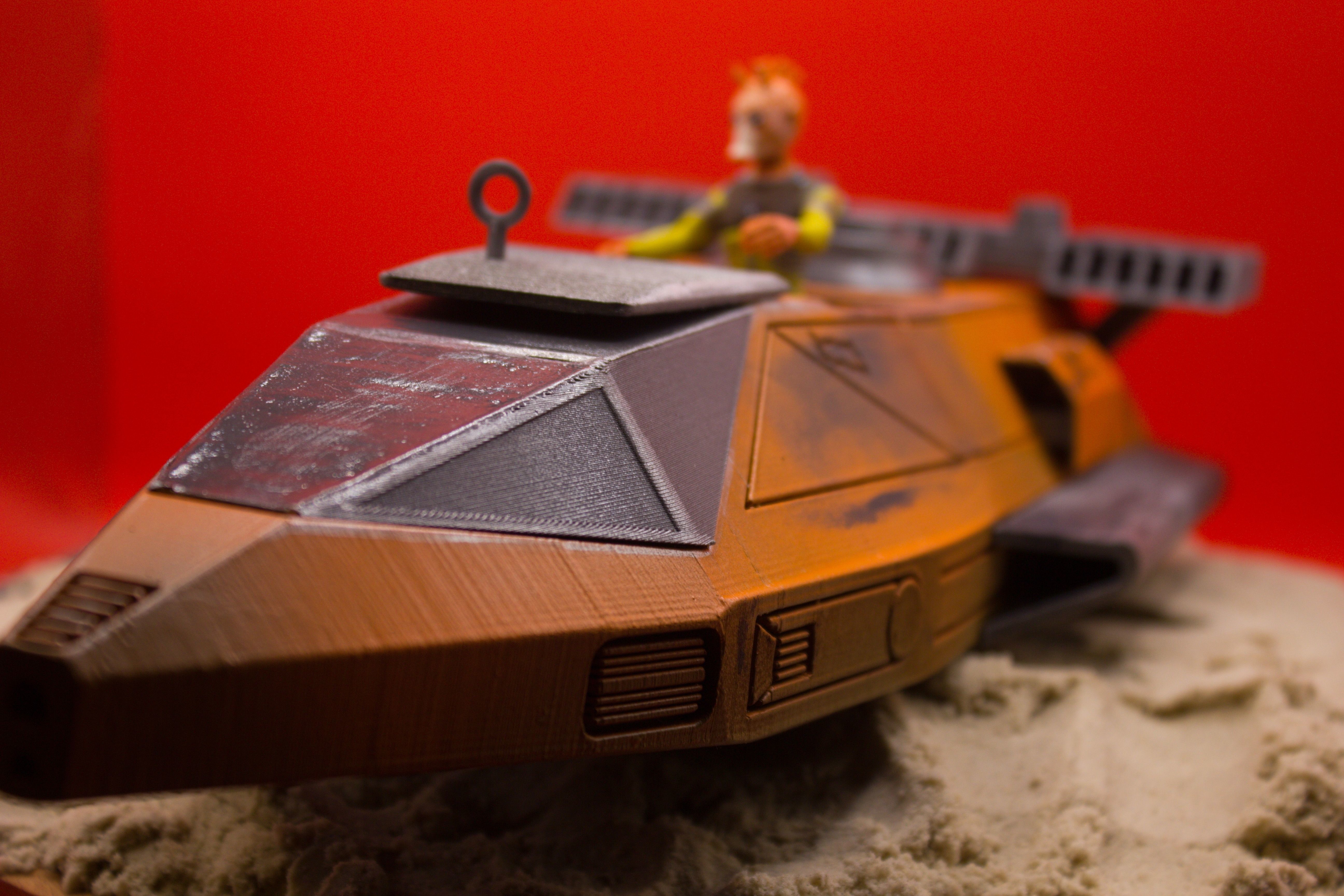 Tatooine v35 speeder  3D print model_1