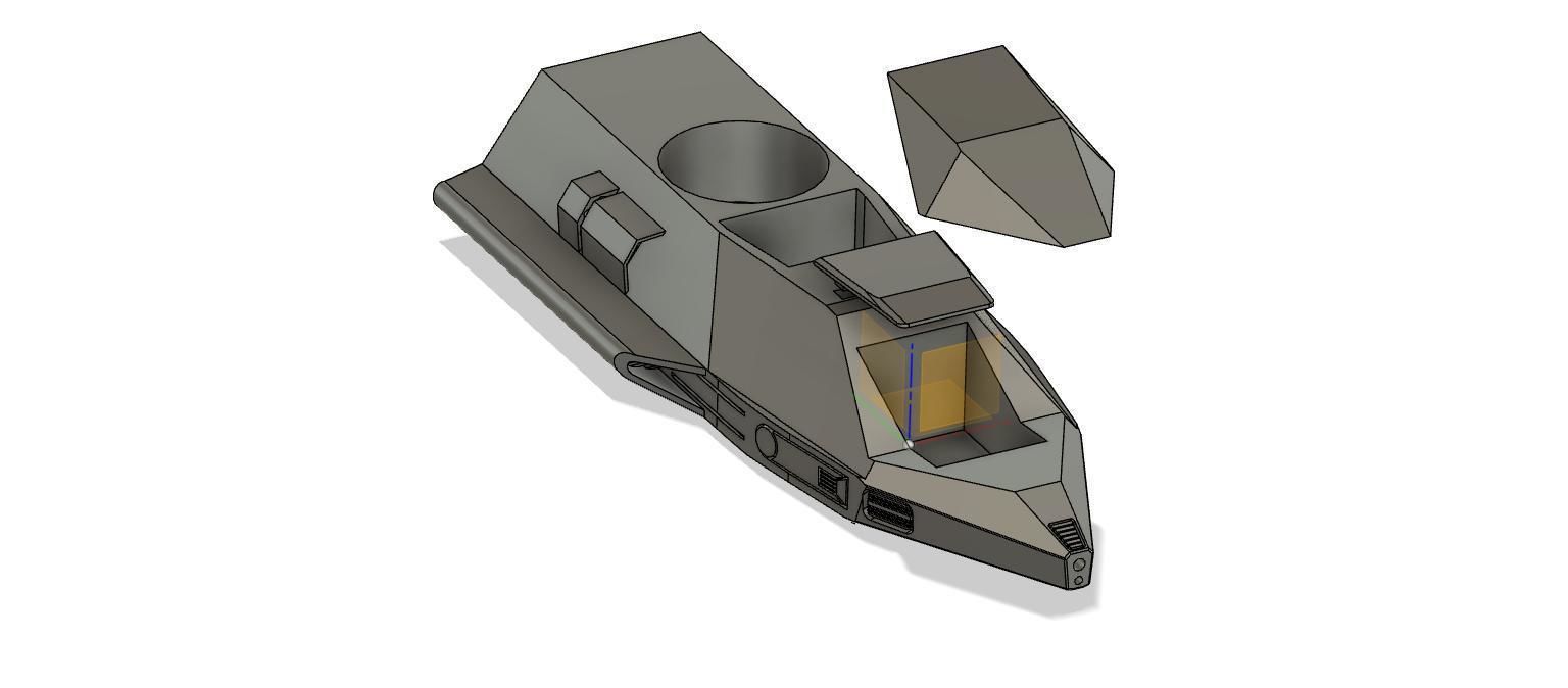 Tatooine v35 speeder  3D print model_6