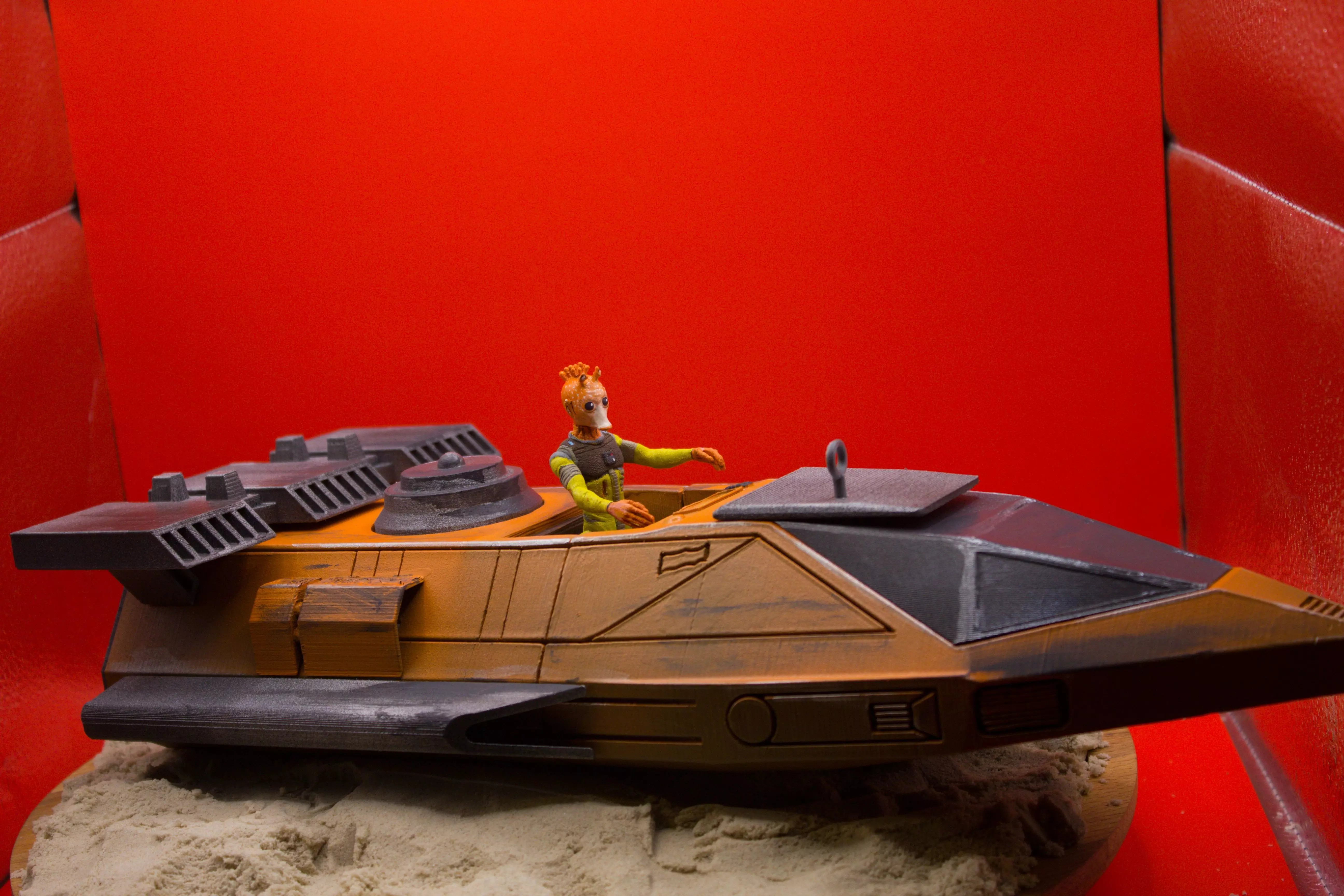 Tatooine v35 speeder  3D print model_0