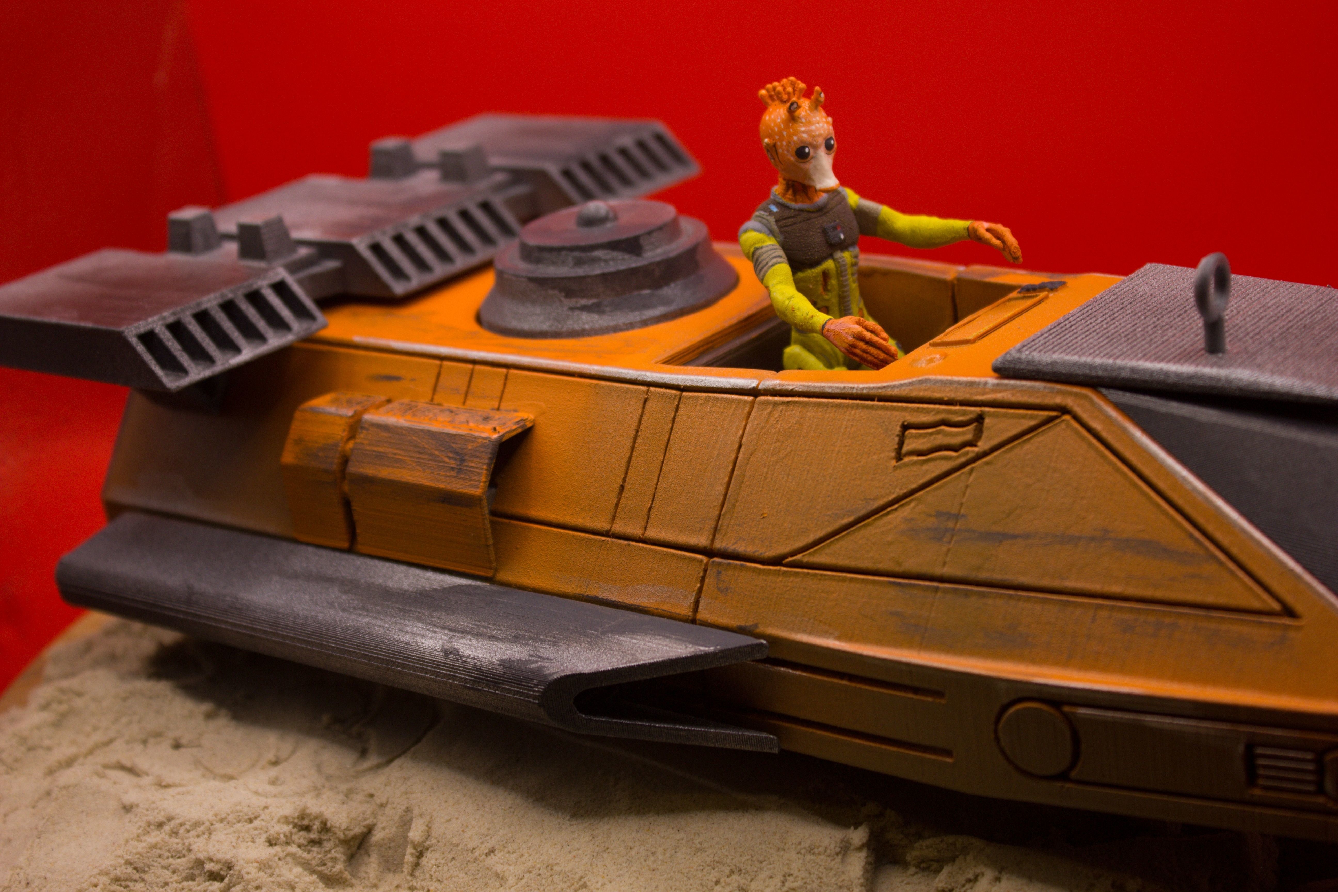Tatooine v35 speeder  3D print model_2