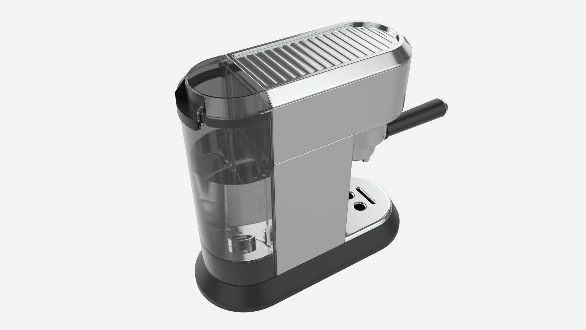 Manual espresso maker Delonghi EC685R Steel 3D model_2