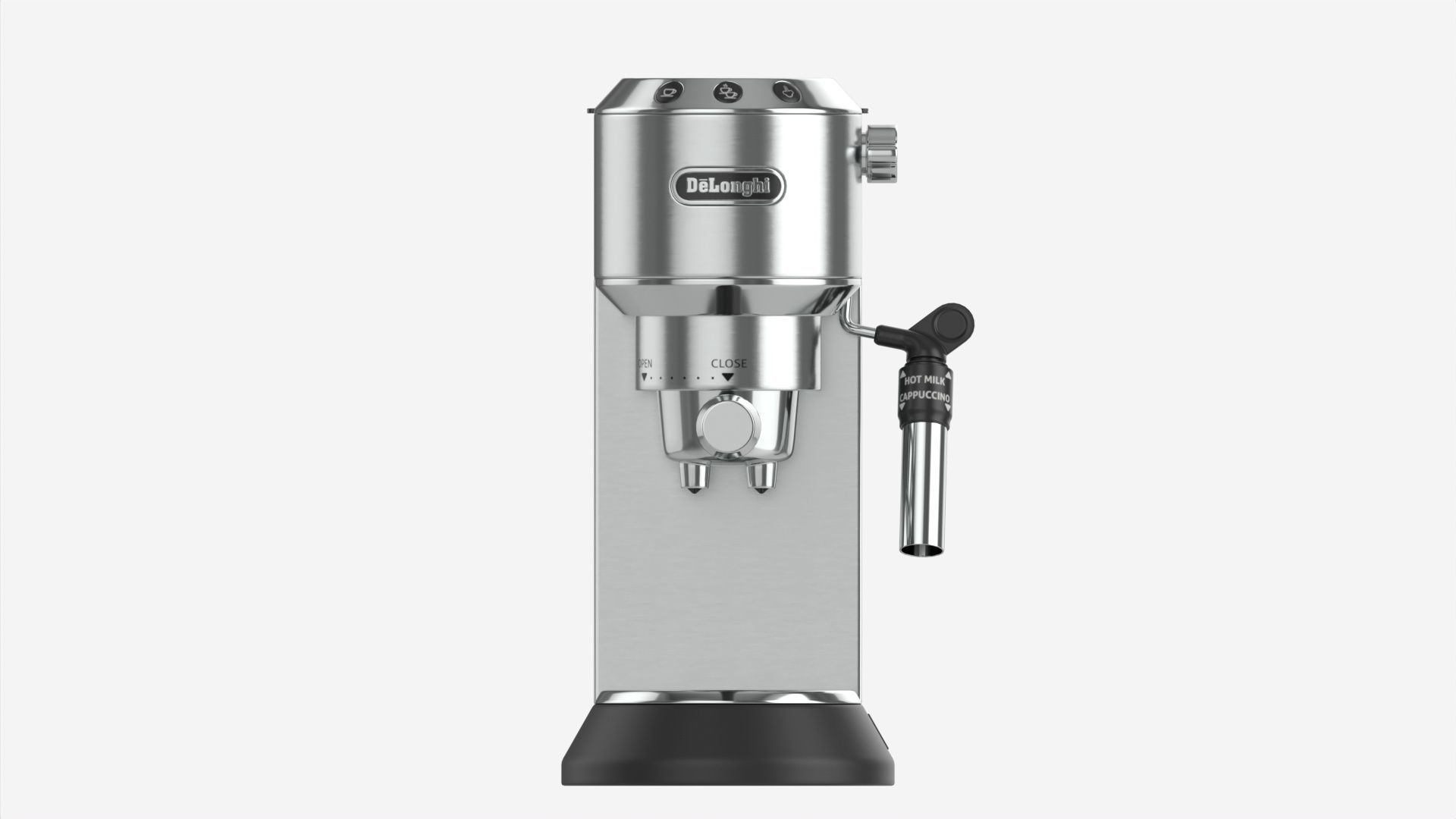 Manual espresso maker Delonghi EC685R Steel 3D model_5