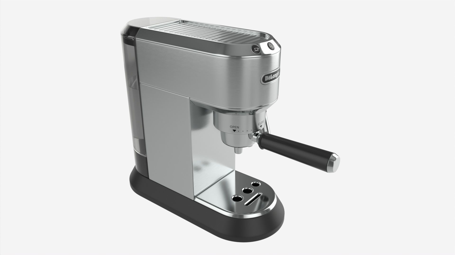 Manual espresso maker Delonghi EC685R Steel 3D model_1