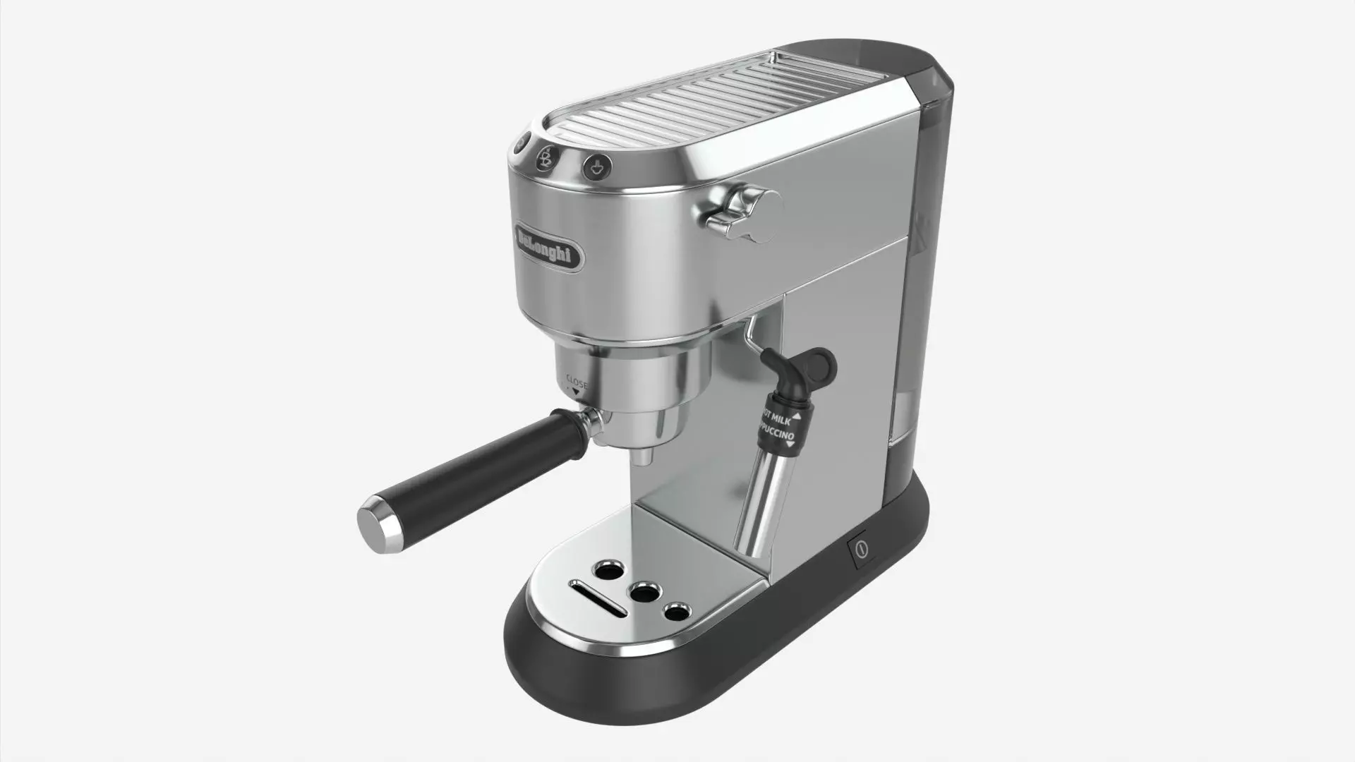 Manual espresso maker Delonghi EC685R Steel 3D model_0
