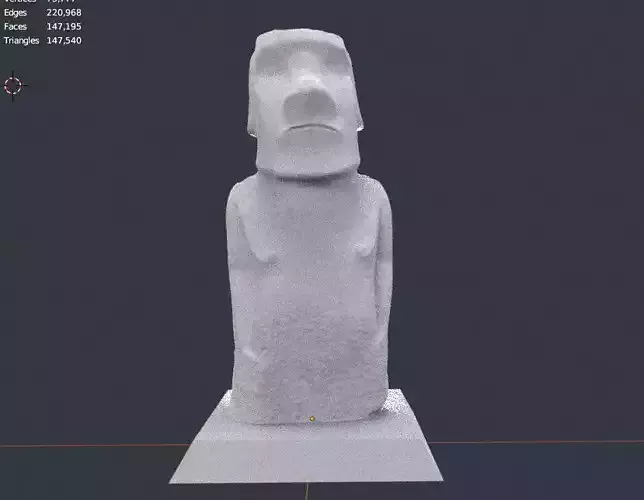 Moai Easter Island Rock Giant Sculpture