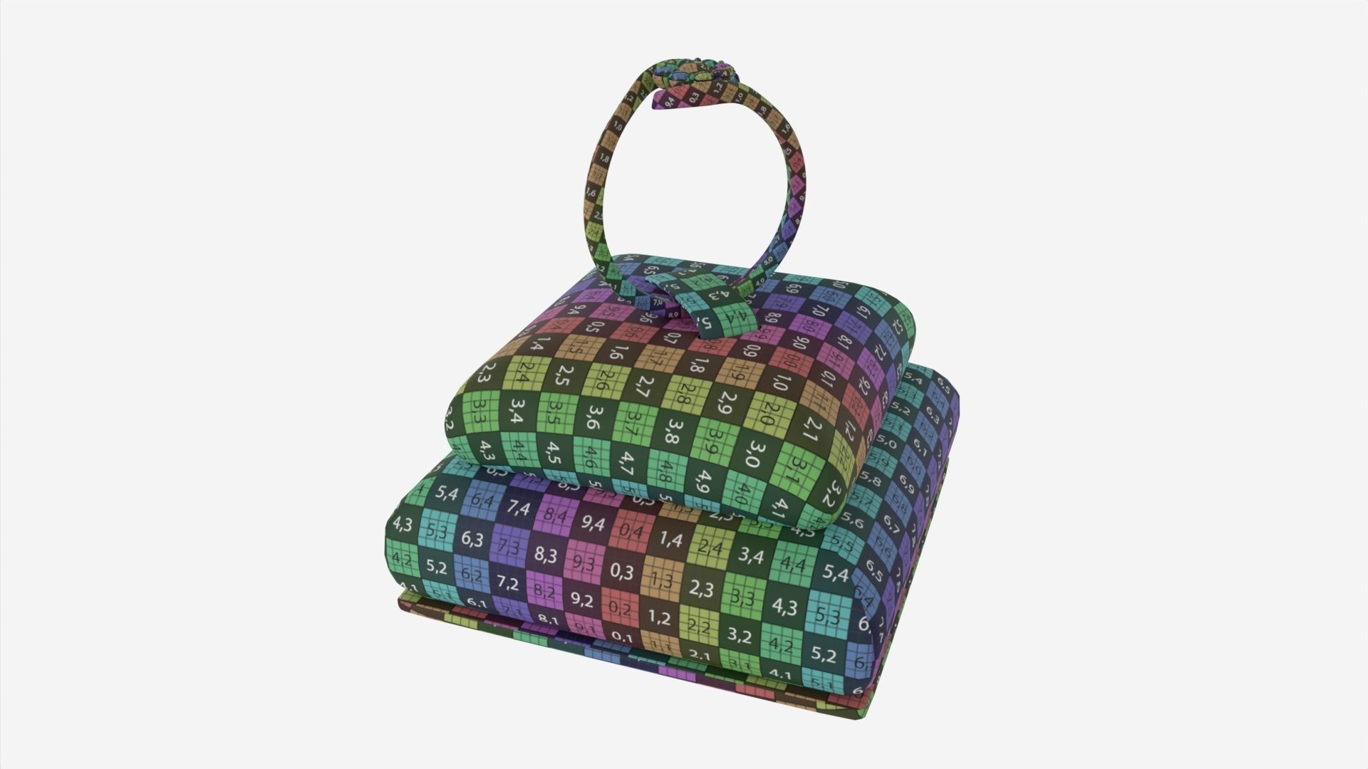 Ring Leather Display Holder Stand 04 3D model_11