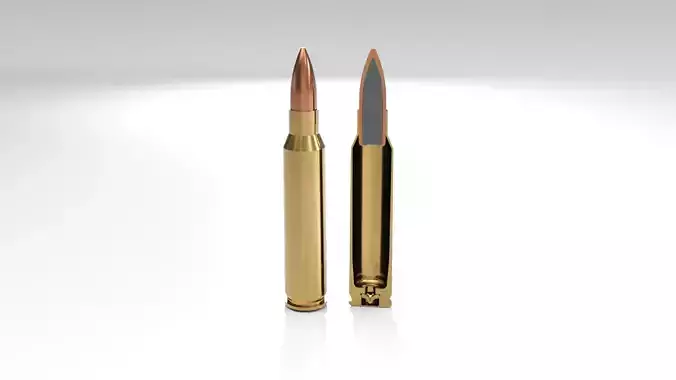 223 cartridge 3D model