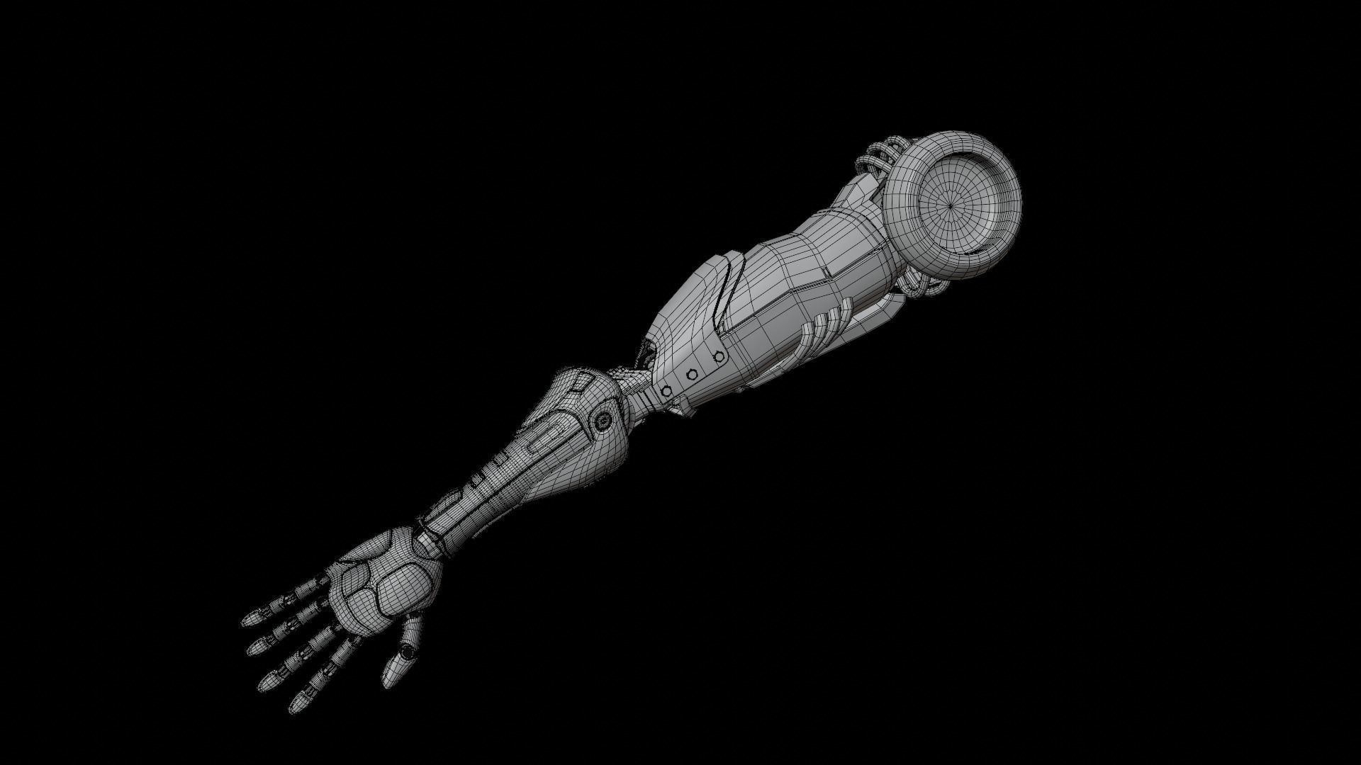Robot Arm 3D model_17