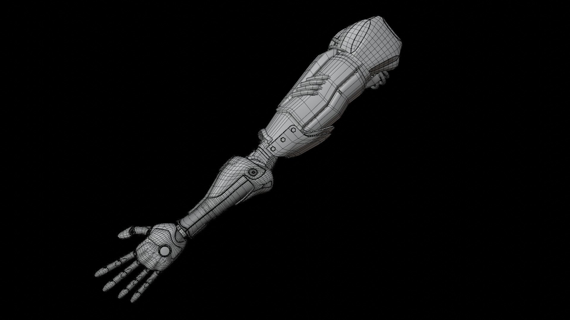 Robot Arm 3D model_15